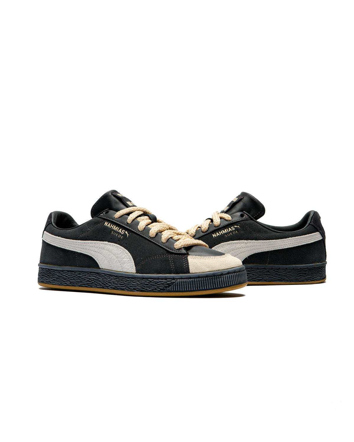 Puma x Nahmias Suede Vintage 'Flat Dark Gray/Vapor Gray/Honey Butter' - Image 36