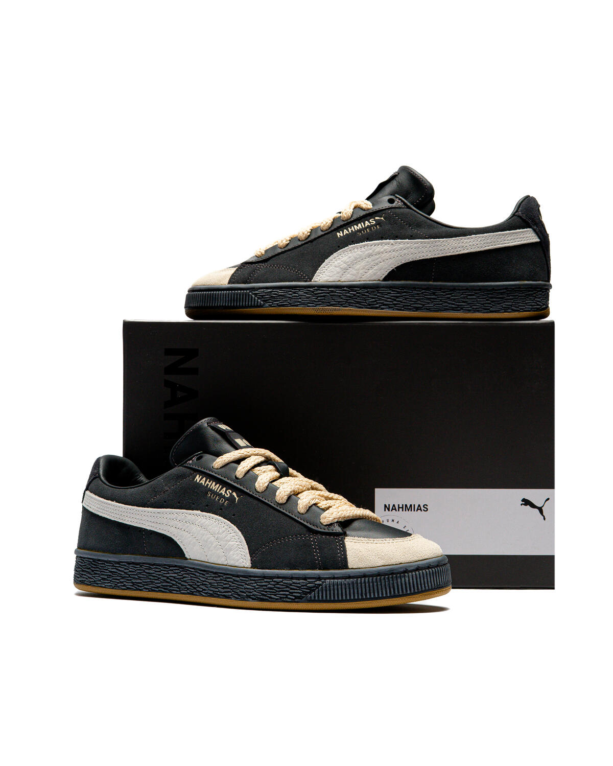 Puma x Nahmias Suede Vintage 'Flat Dark Gray/Vapor Gray/Honey Butter' - Image 37