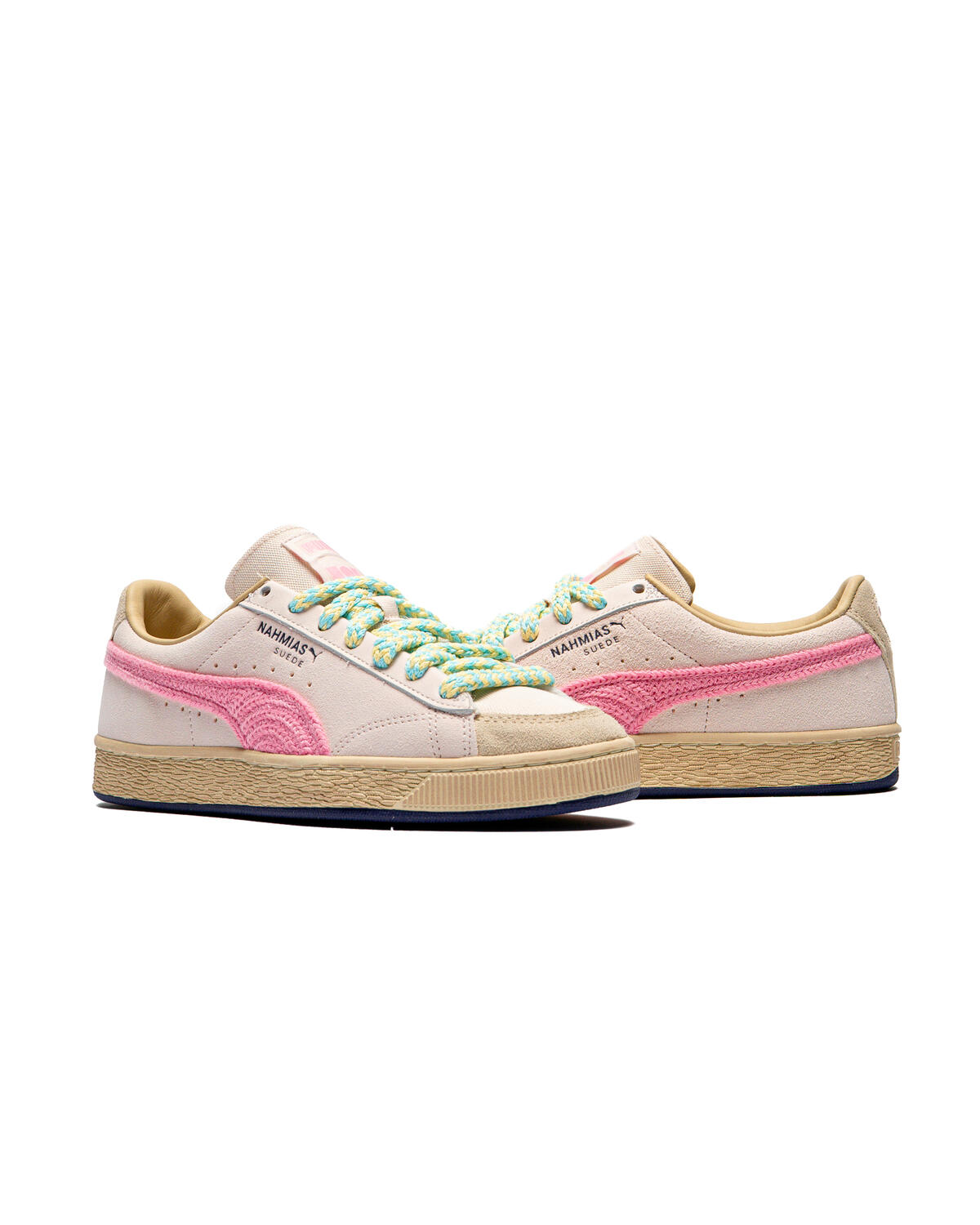 Puma x Nahmias Suede Crochet 'Jasmine Flower/Pink Pixel/Canvas' - Image 29