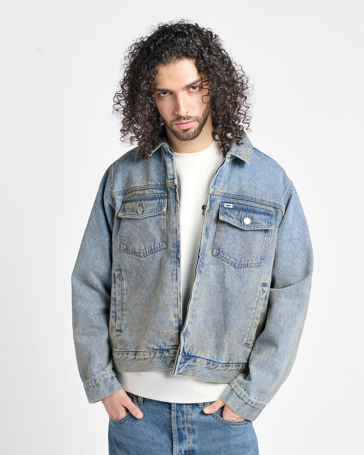 Obey Base Trucker Jacket - Image 4