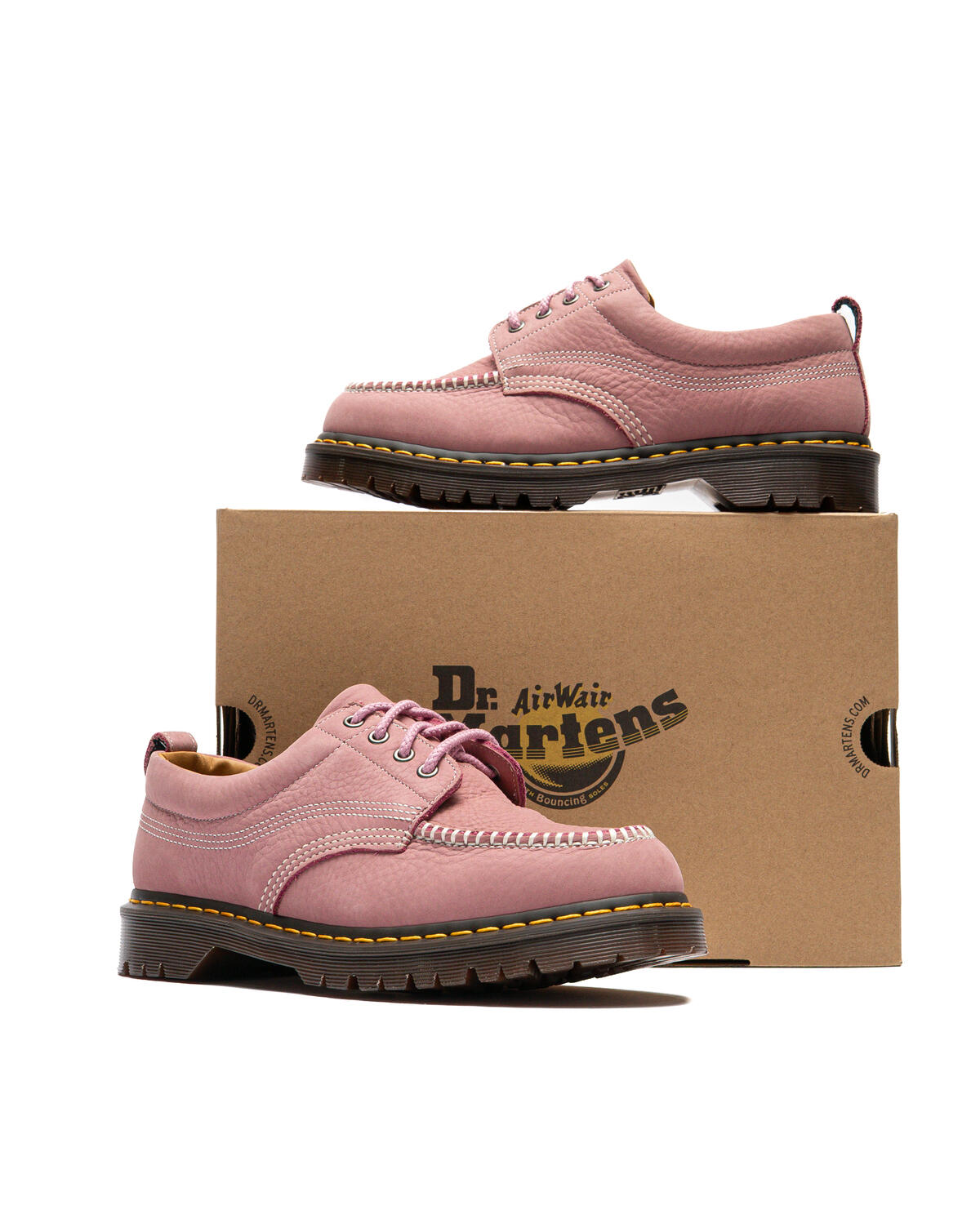 Dr. Martens Lowell Boots in Powder Pink - Image 11