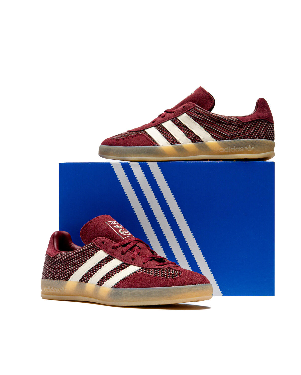 adidas gazelle silver green womens Leftfoot - adidas - Gazelle Indoor - Shadow Red main image 1