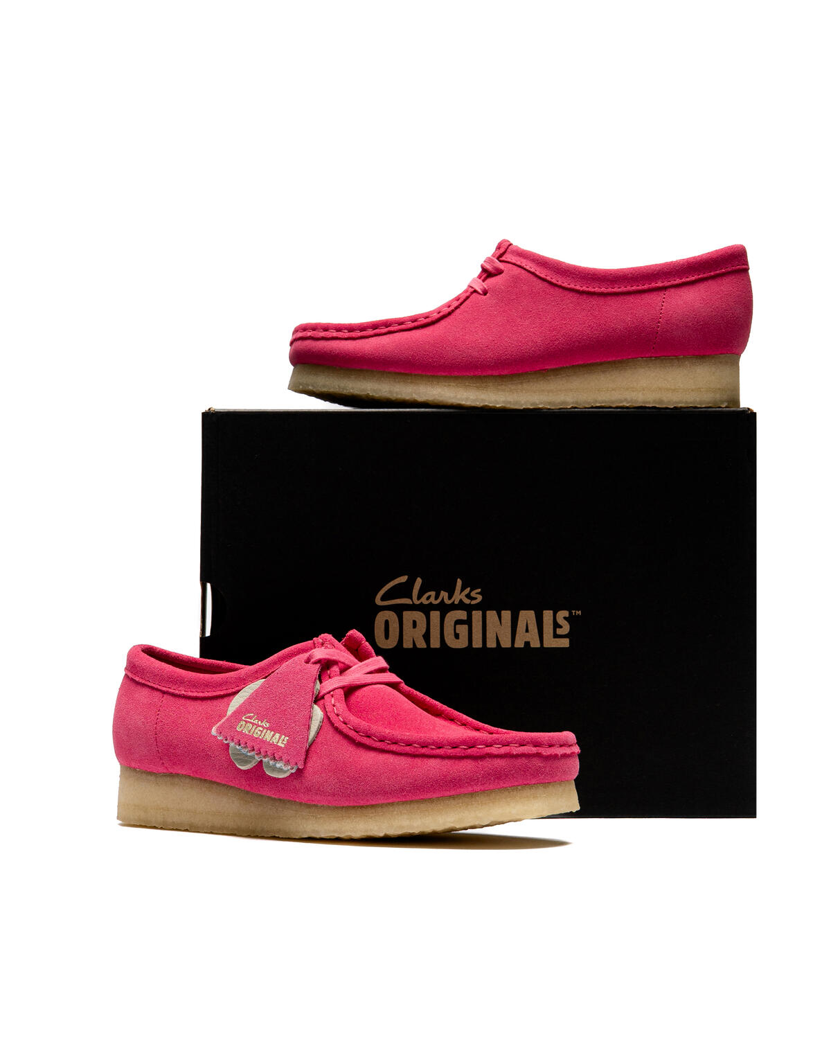 Clarks Wallabee Shoes Pink (Women's) - Image 6