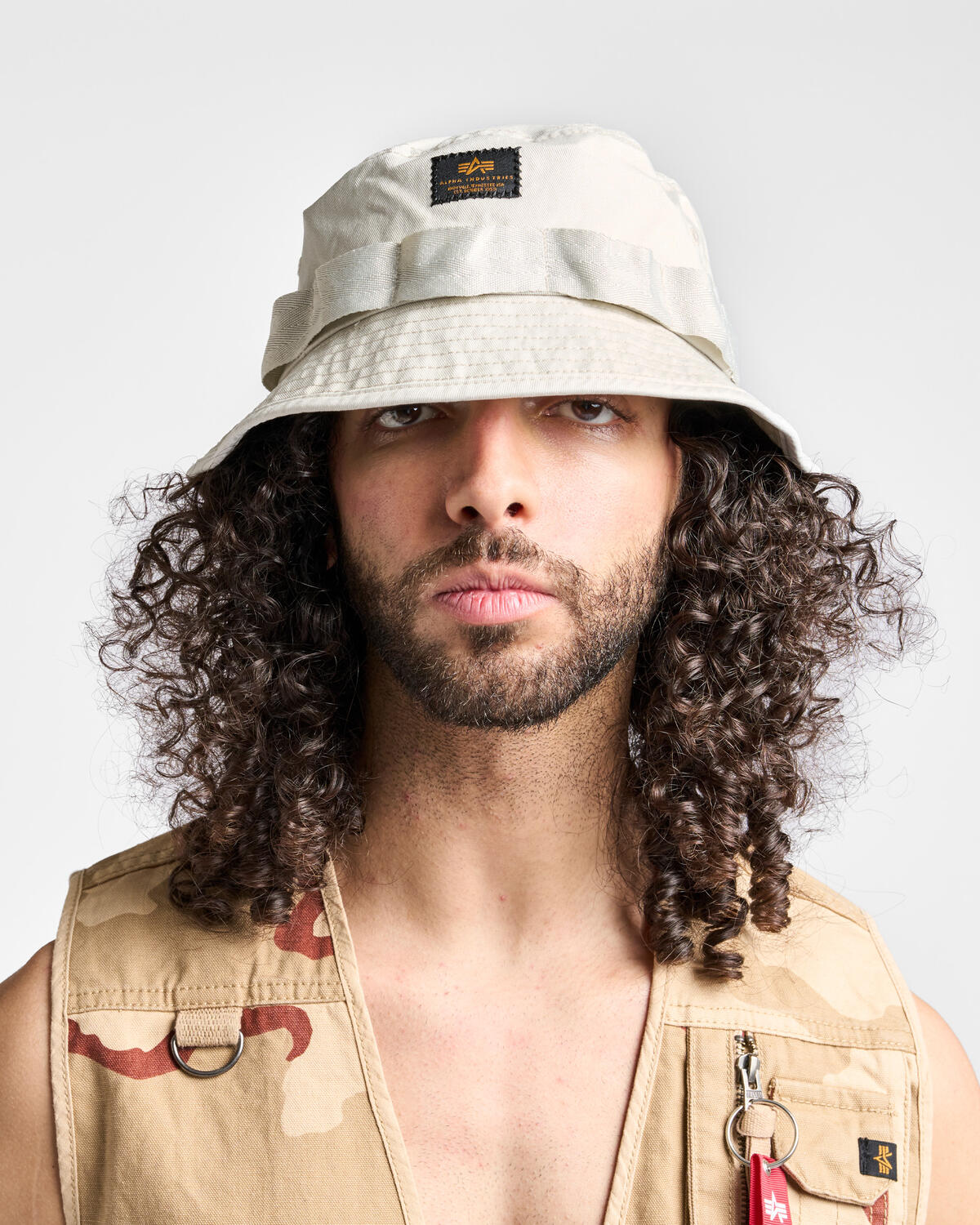 Alpha Industries Washed Out Bucket Hat - Image 3