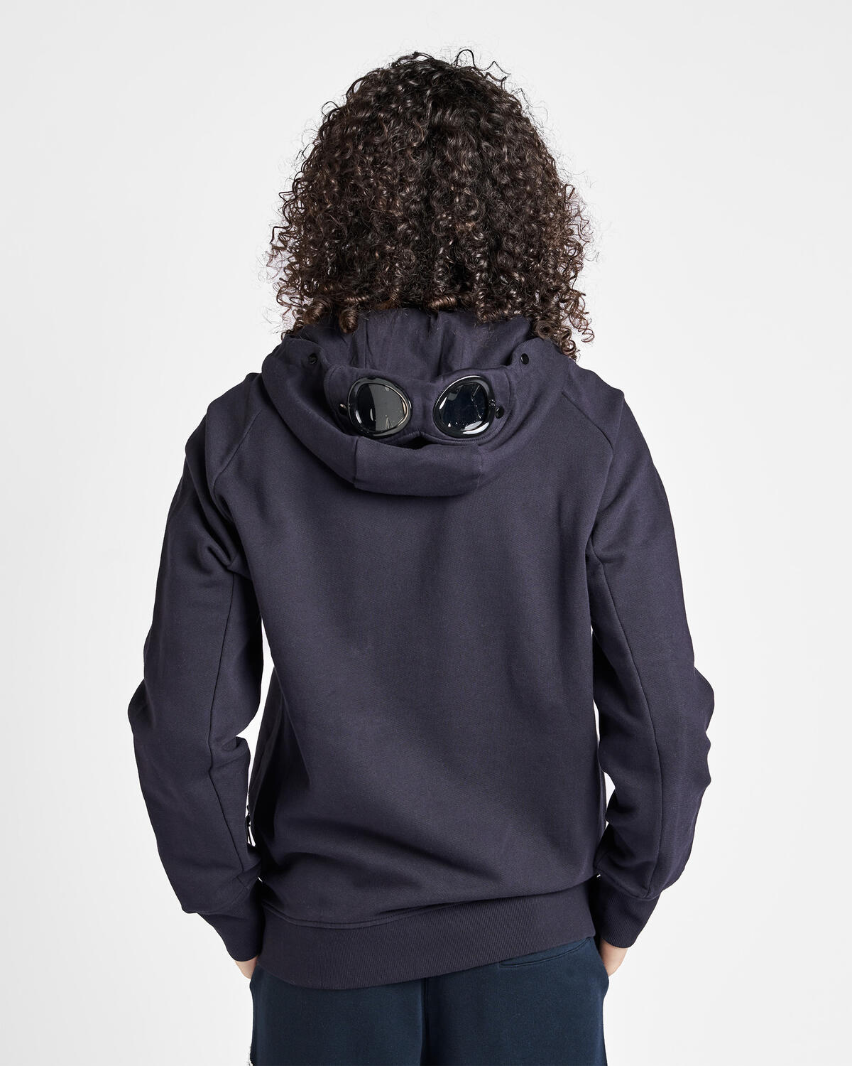 C.P. Company Diagonal Raised Fleece Goggle Sweatshirt - Image 6