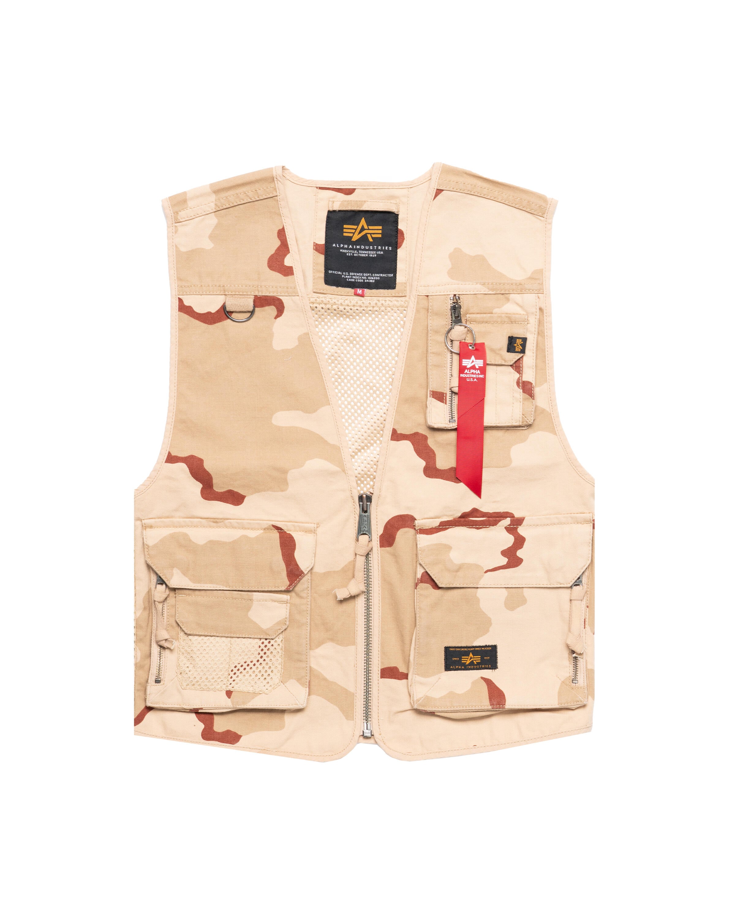 Alpha Industries Mesh Utility Vest Camo