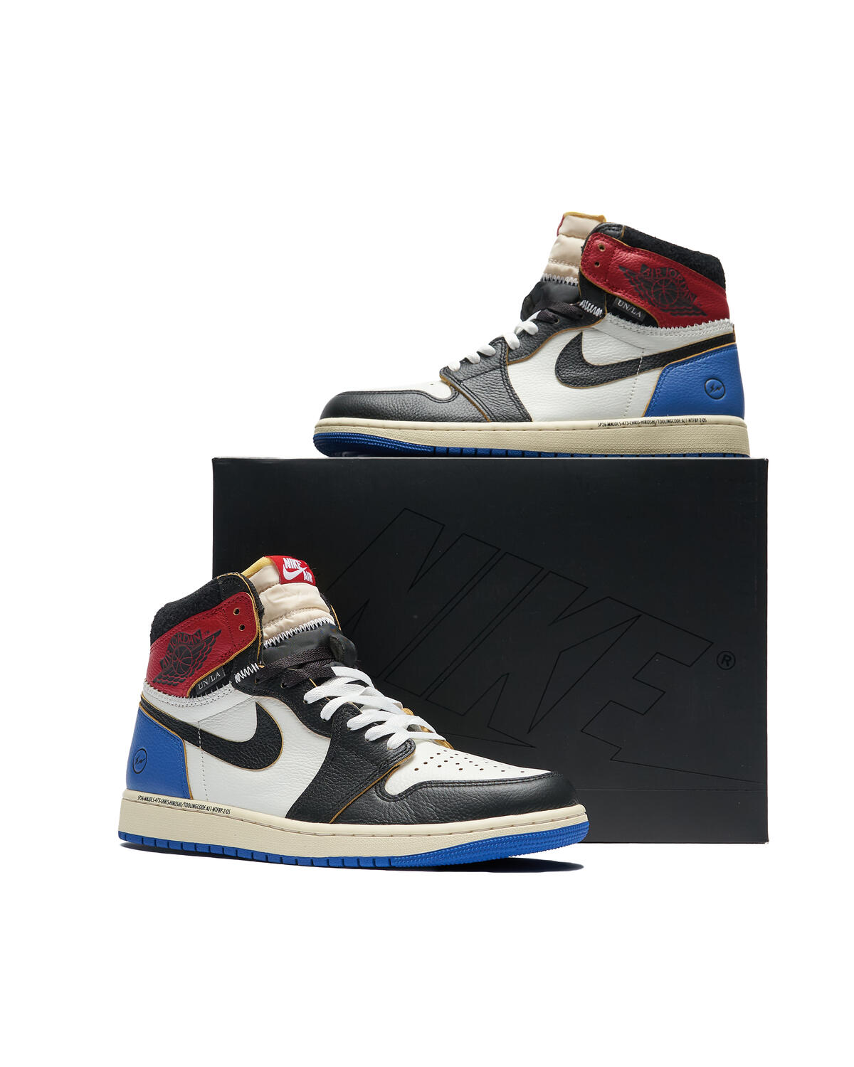 Air Jordan 1 Retro High OG x Union x Fragment "Black and Varsity Red" - Image 32