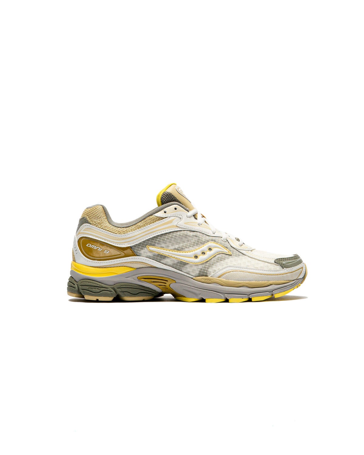 Saucony Progrid Omni 9 in Ivory / Moss
