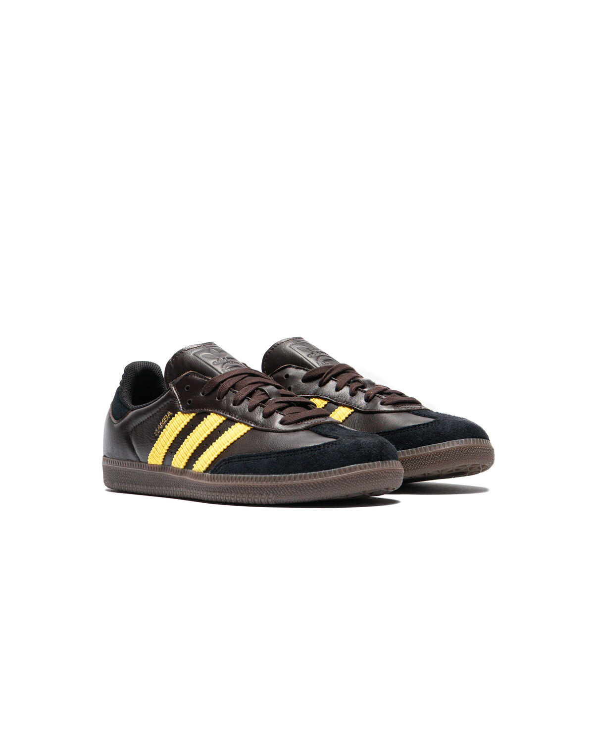 Adidas Samba OG 'Aurora Coffee/Crew Yellow/Gum' - Image 3
