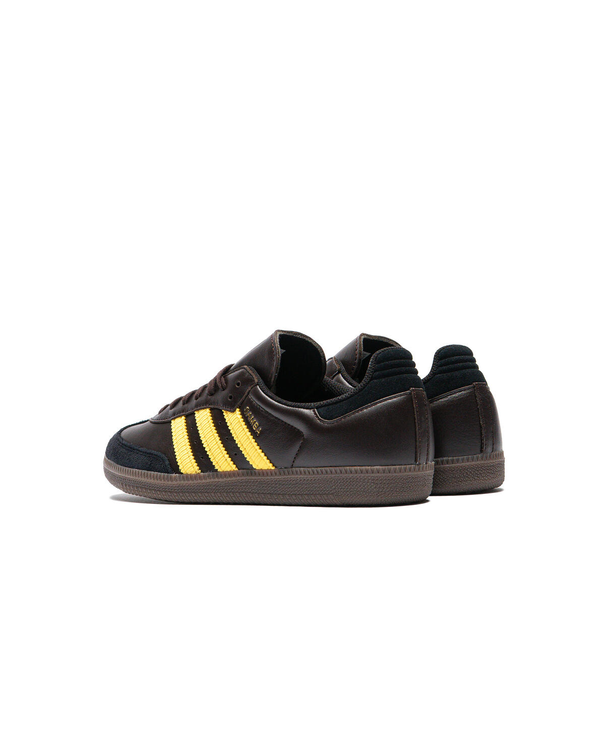 Adidas Samba OG 'Aurora Coffee/Crew Yellow/Gum' - Image 4