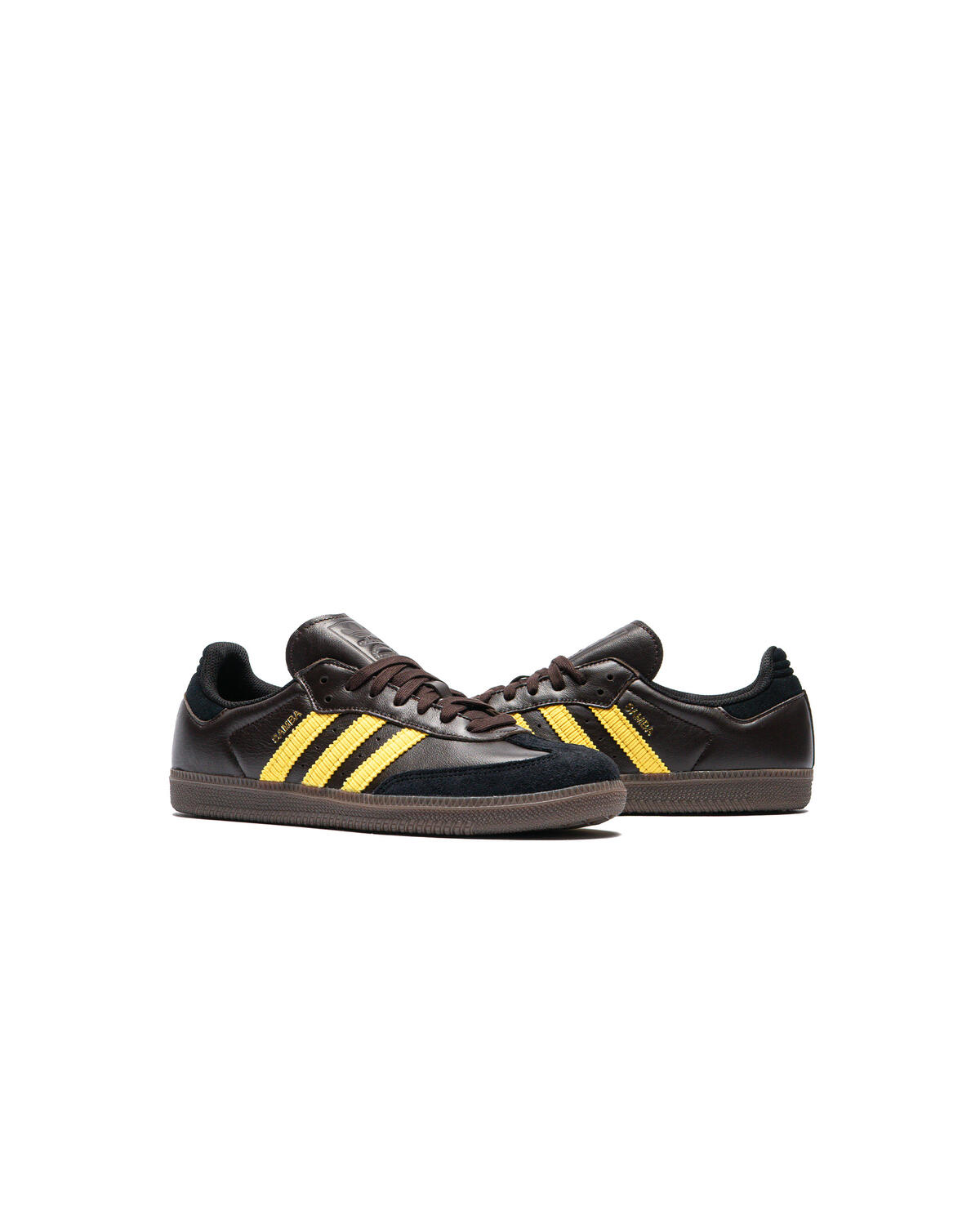 Adidas Samba OG 'Aurora Coffee/Crew Yellow/Gum' - Image 5
