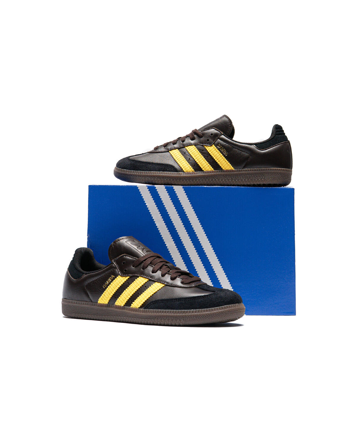 Adidas Samba OG 'Aurora Coffee/Crew Yellow/Gum' - Image 6