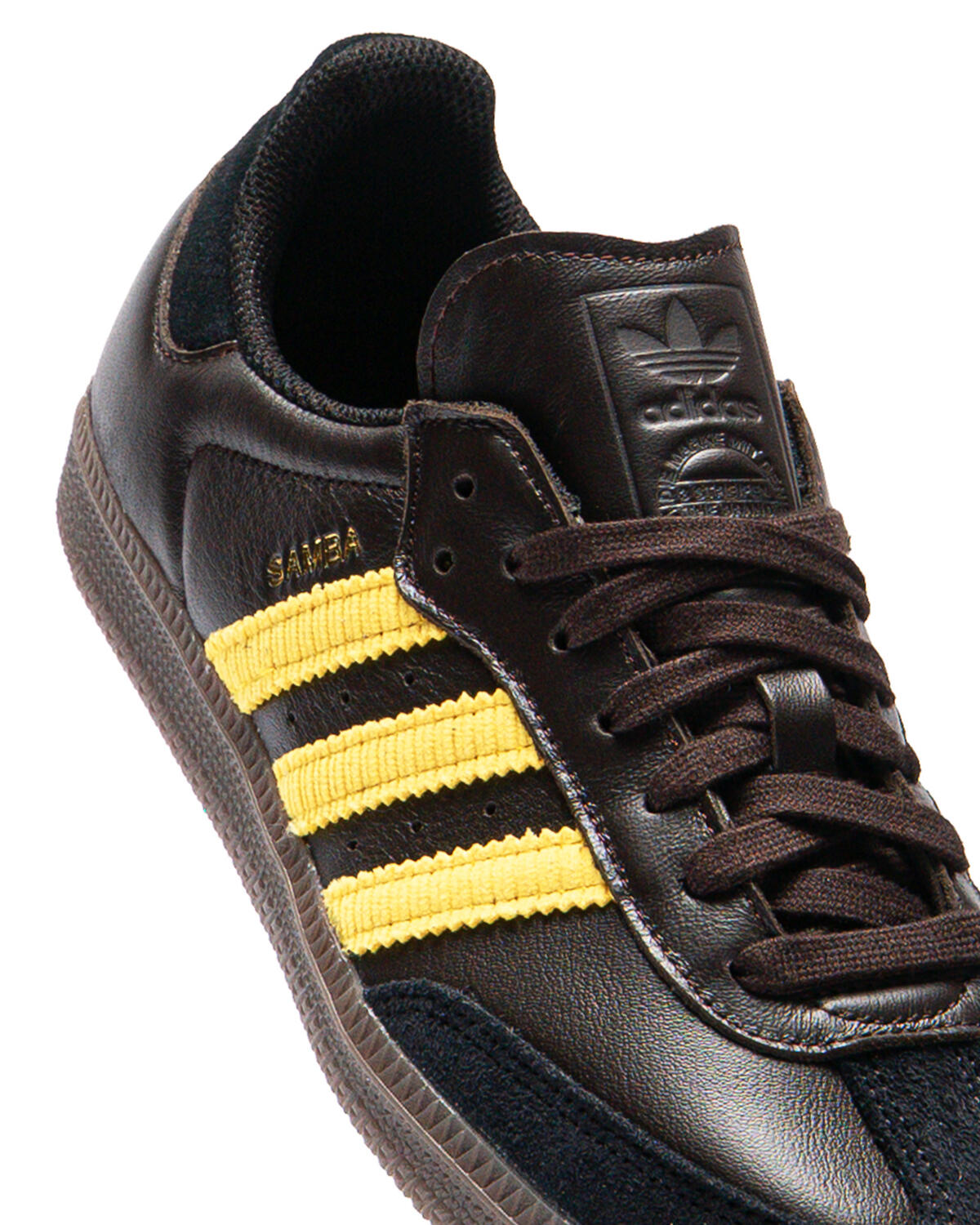 Adidas Samba OG 'Aurora Coffee/Crew Yellow/Gum' - Image 7