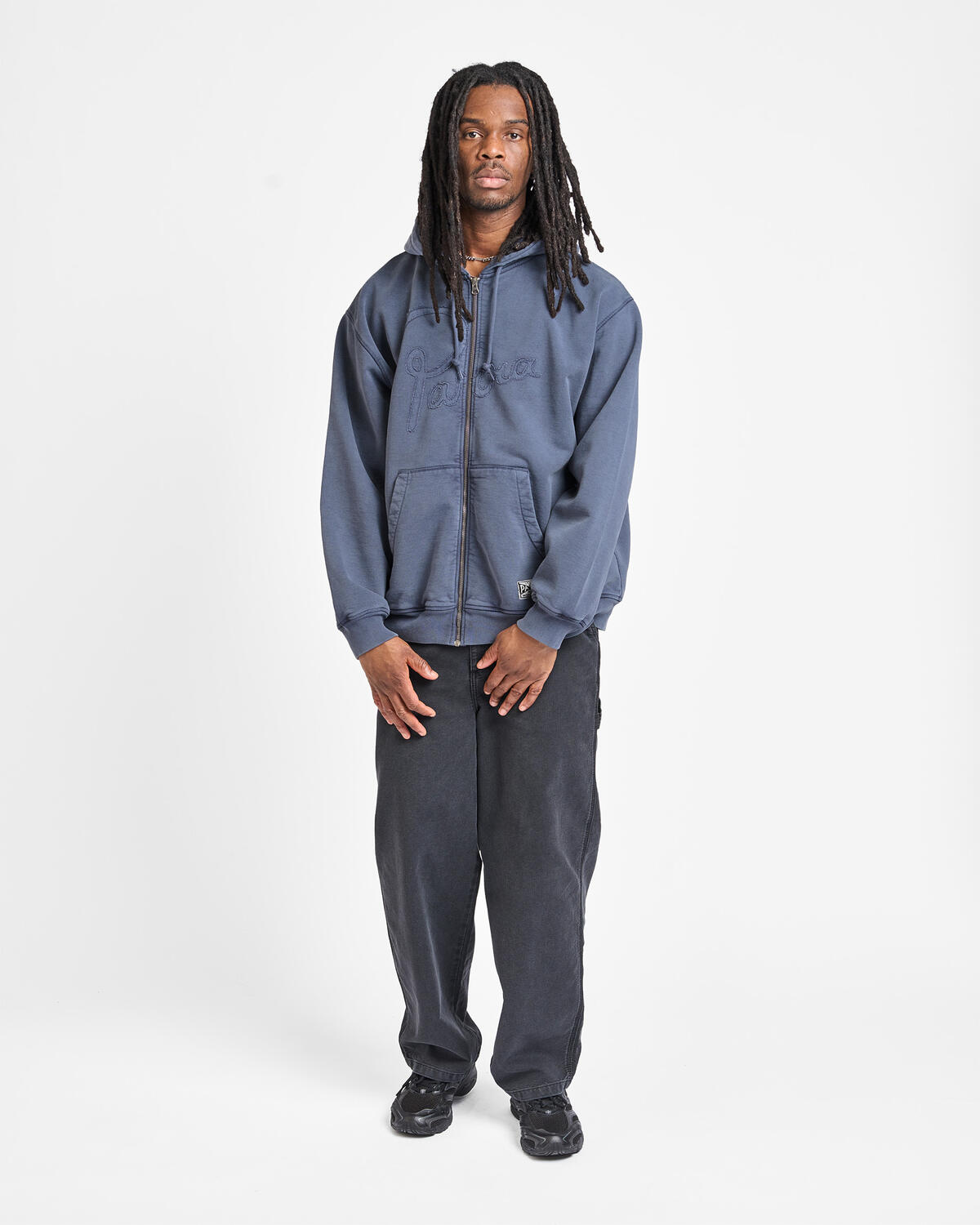 by Parra Not fade away zip hooded sweatshirt - Image 3