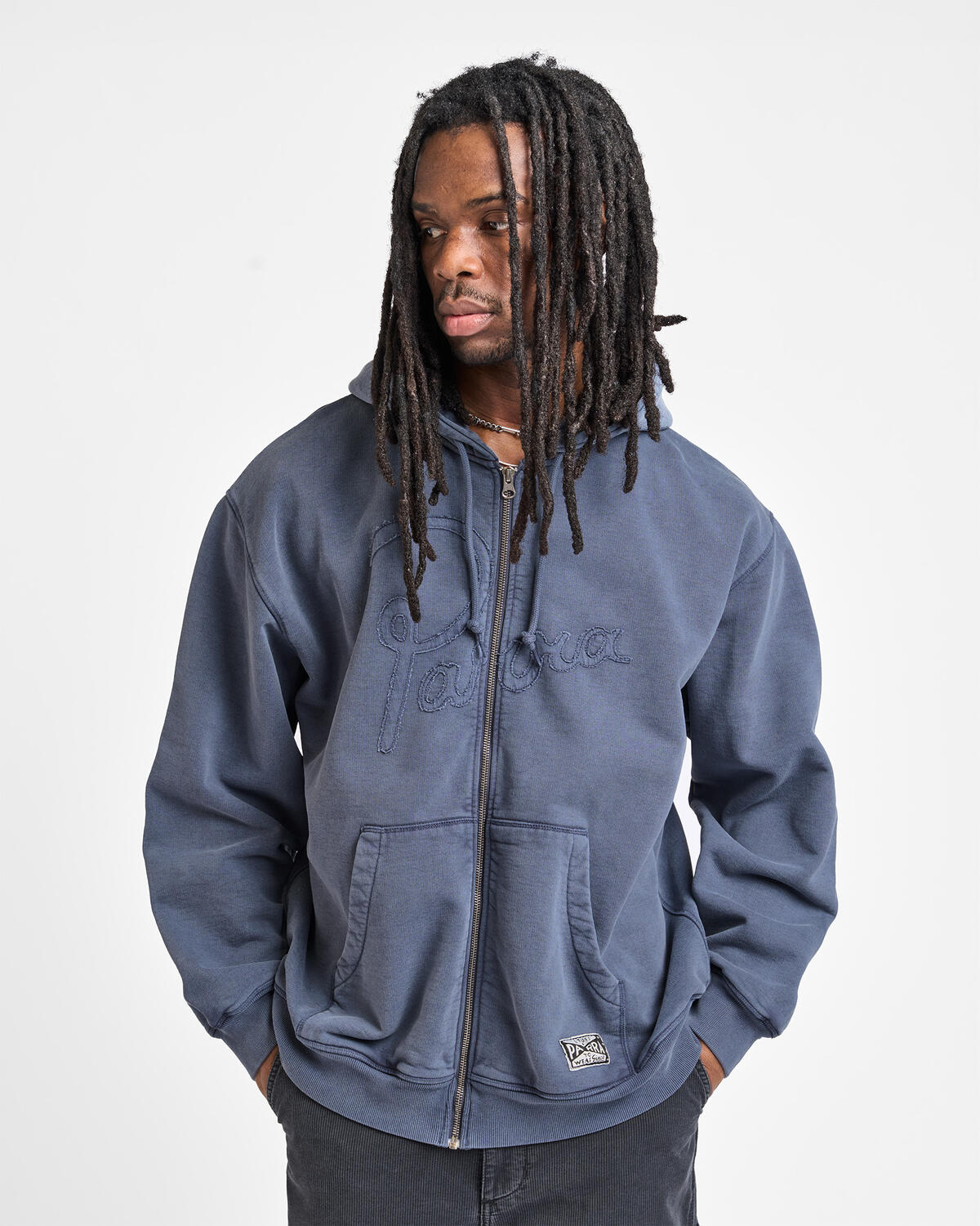 by Parra Not fade away zip hooded sweatshirt - Image 4