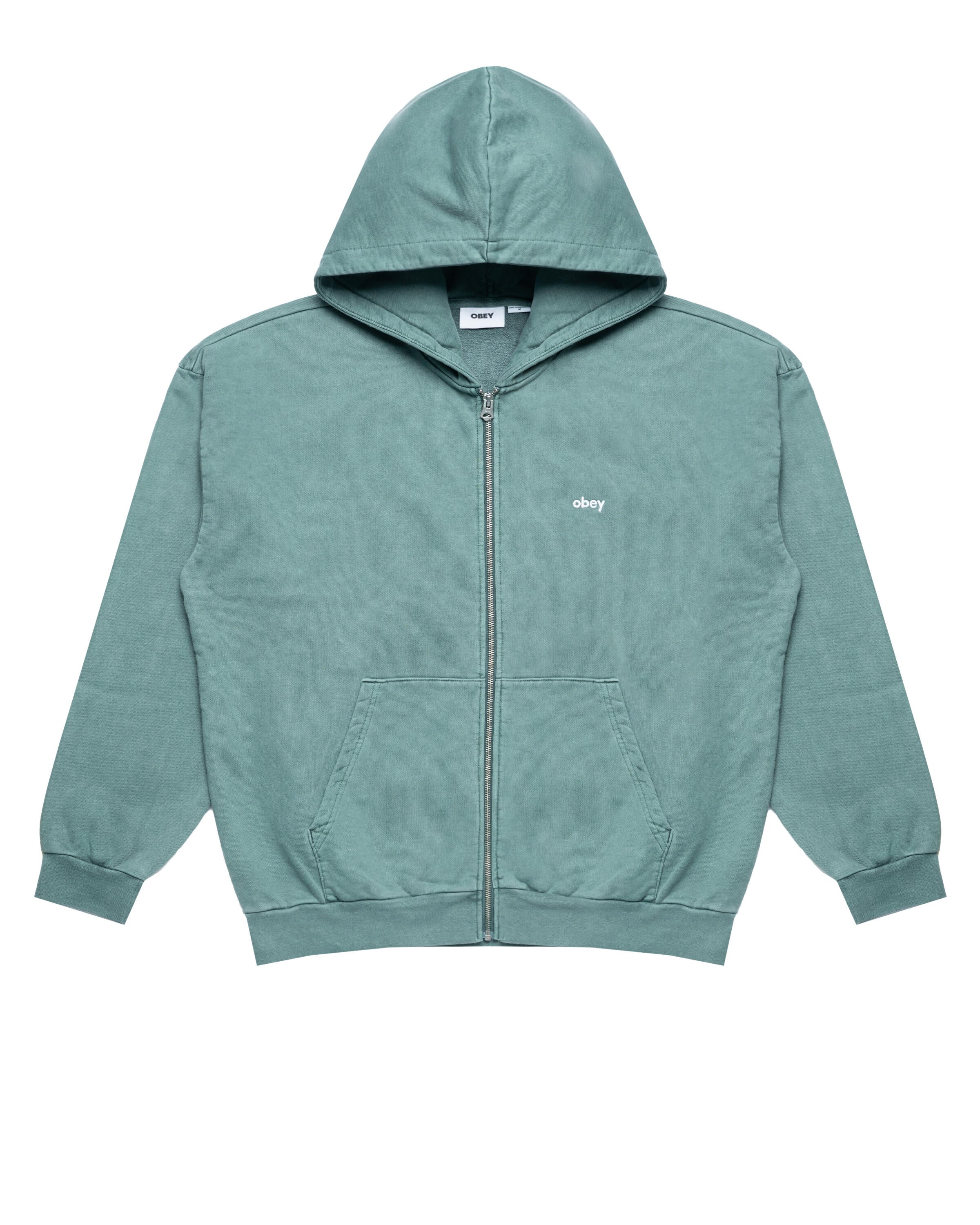 Obey LOWERCASE PIGMENT ZIP HOOD