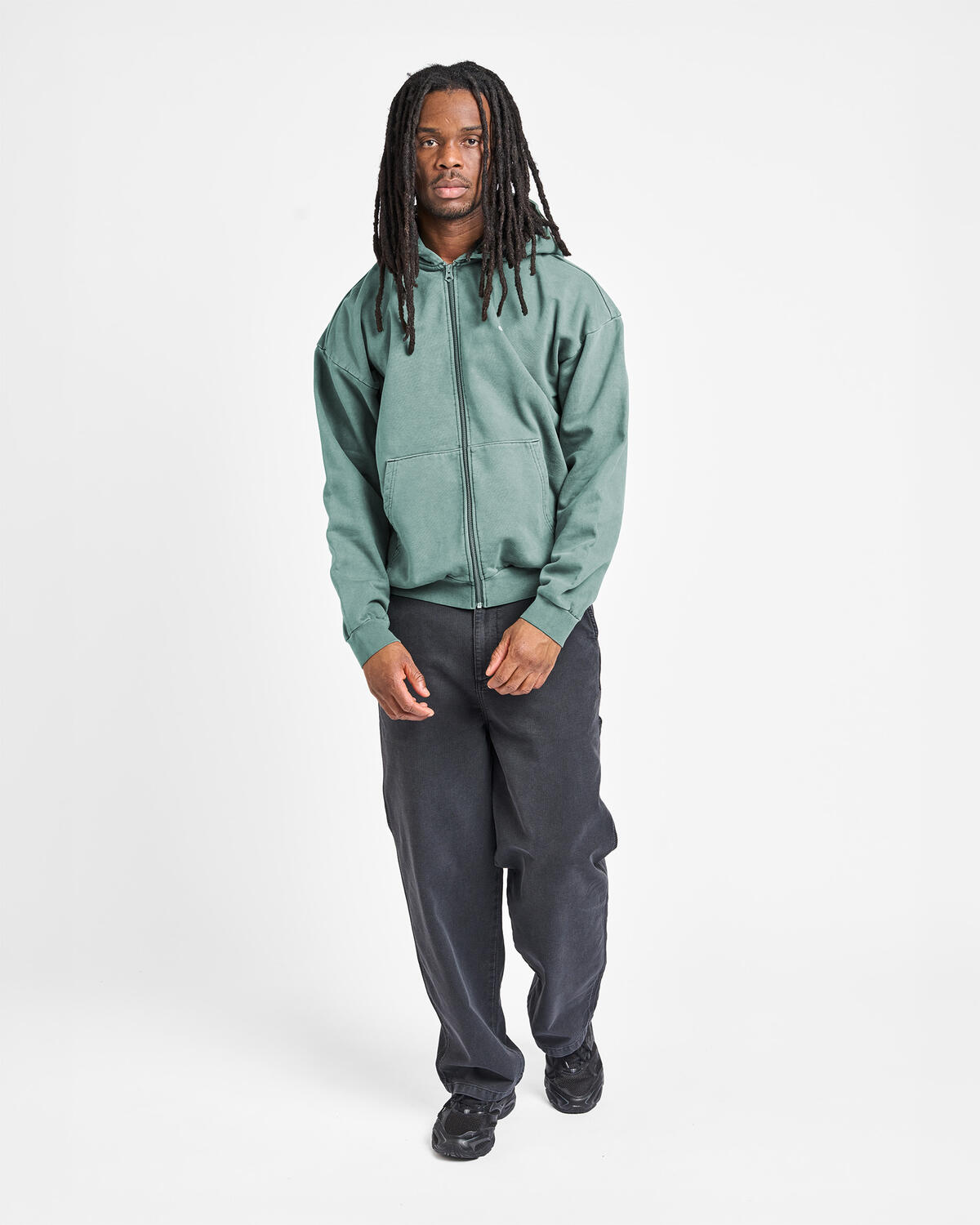 Obey Lowercase Pigment Zip Hood - Image 3