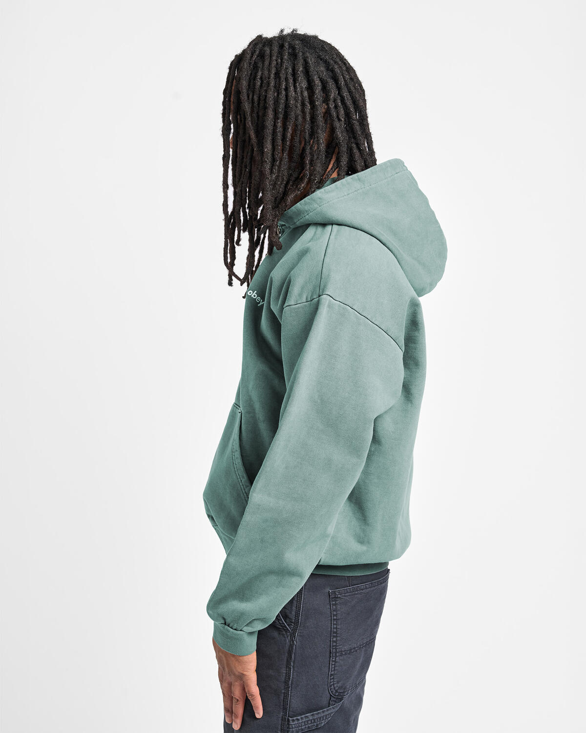 Obey Lowercase Pigment Zip Hood - Image 5