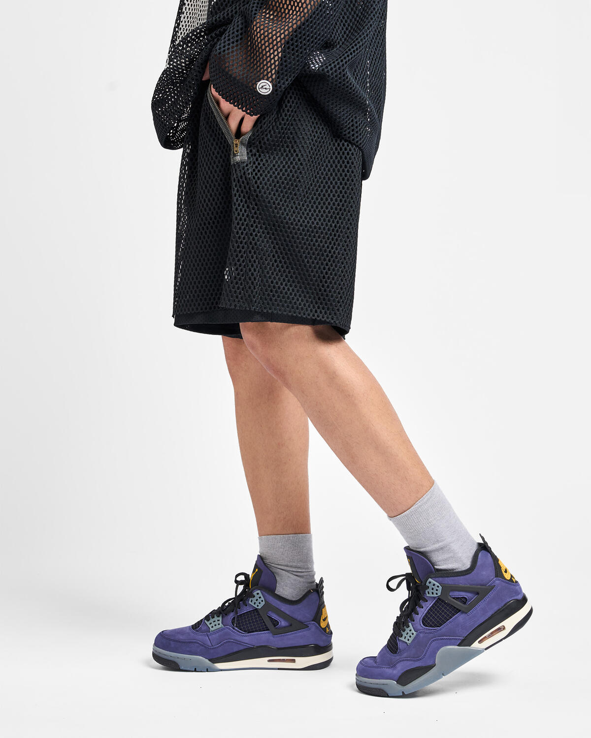 Jordan x Union x Fragment ''Mesh'' Shorts (Black/Pale Ivory) - Image 27