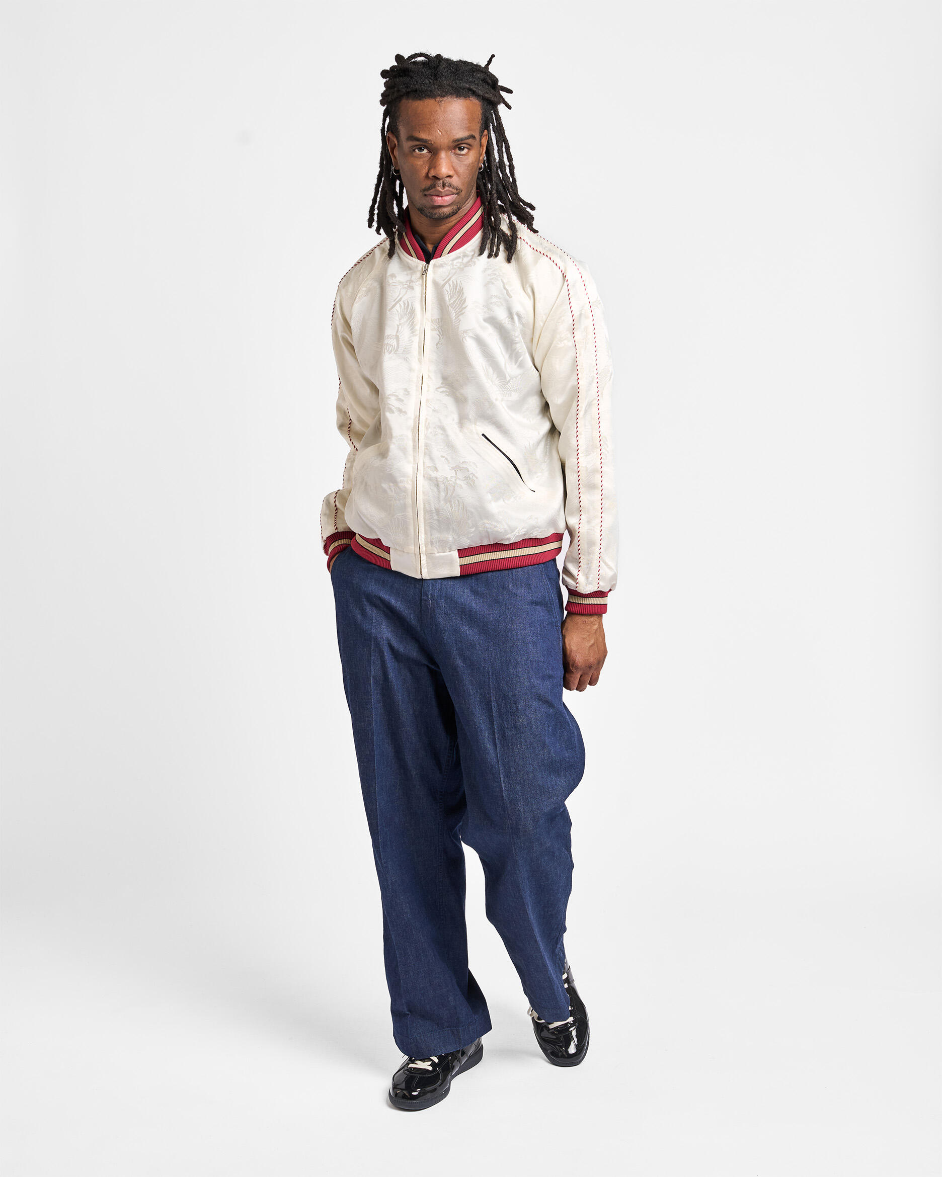 Beams+ Reversible Oriental Jacket | 38180917874-01 | AFEW STORE