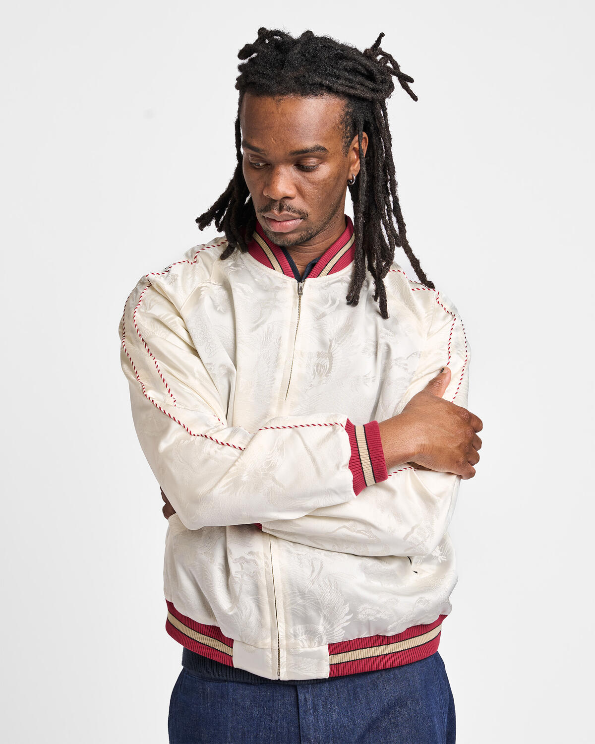 Beams+ Reversible Oriental Jacket | 38180917874-01 | AFEW STORE