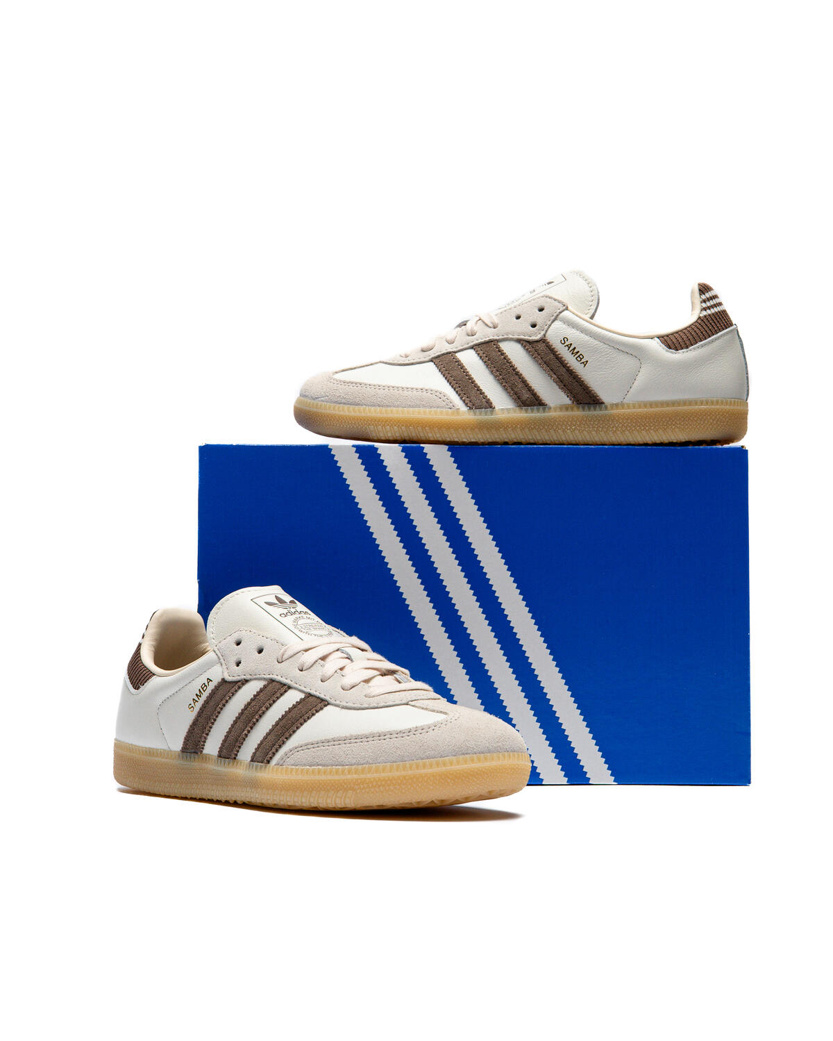 ADIDAS SAMBA OG "CLOUD WHITE/EARTH STRATA/GUM" - Image 15