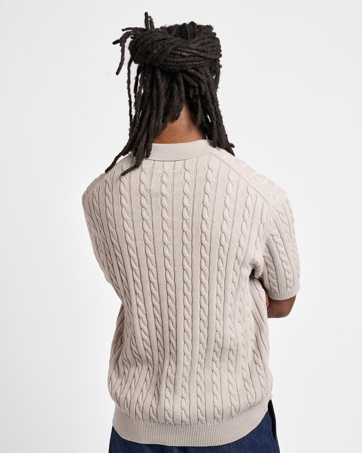 Beams+ Knit Polo Cable - Image 6