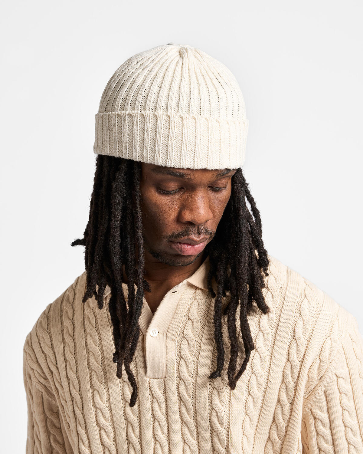 Beams+ Watch Hat Linen - Image 3