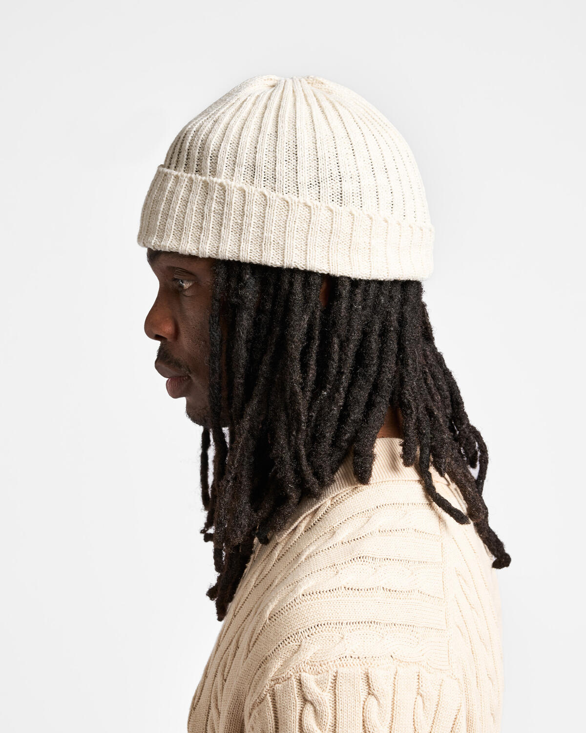 Beams+ Watch Hat Linen - Image 4