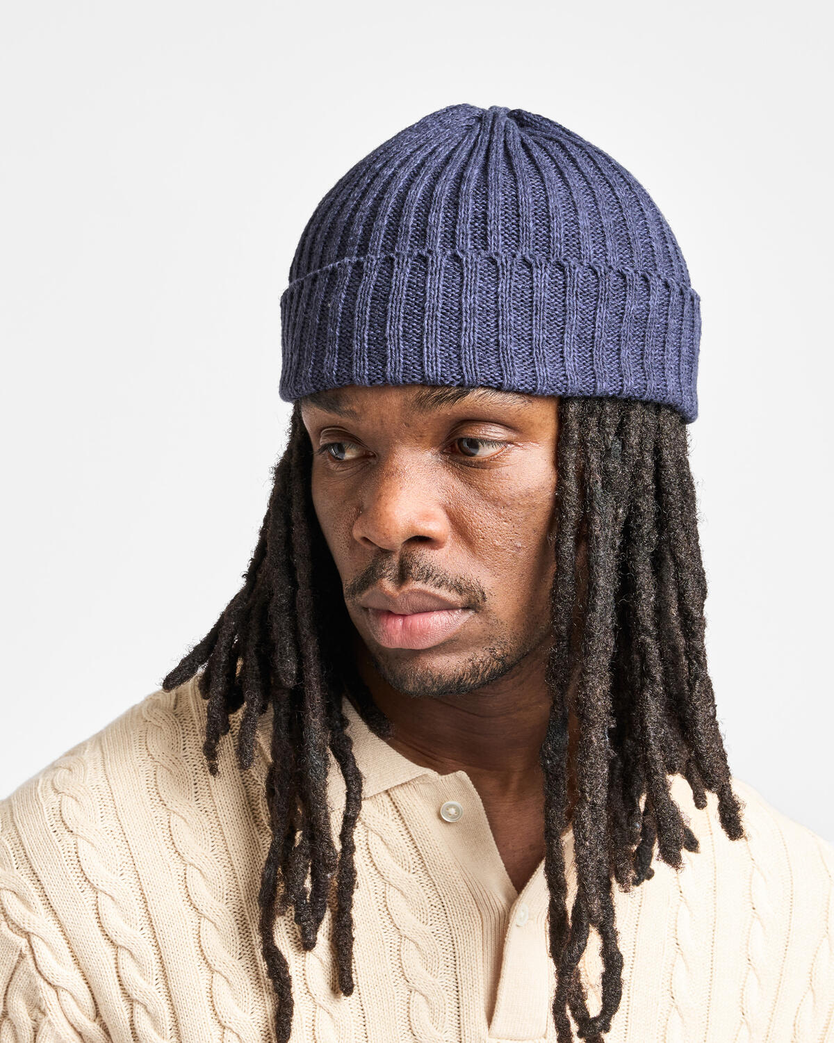 Beams+ Watch Hat Linen - Image 3