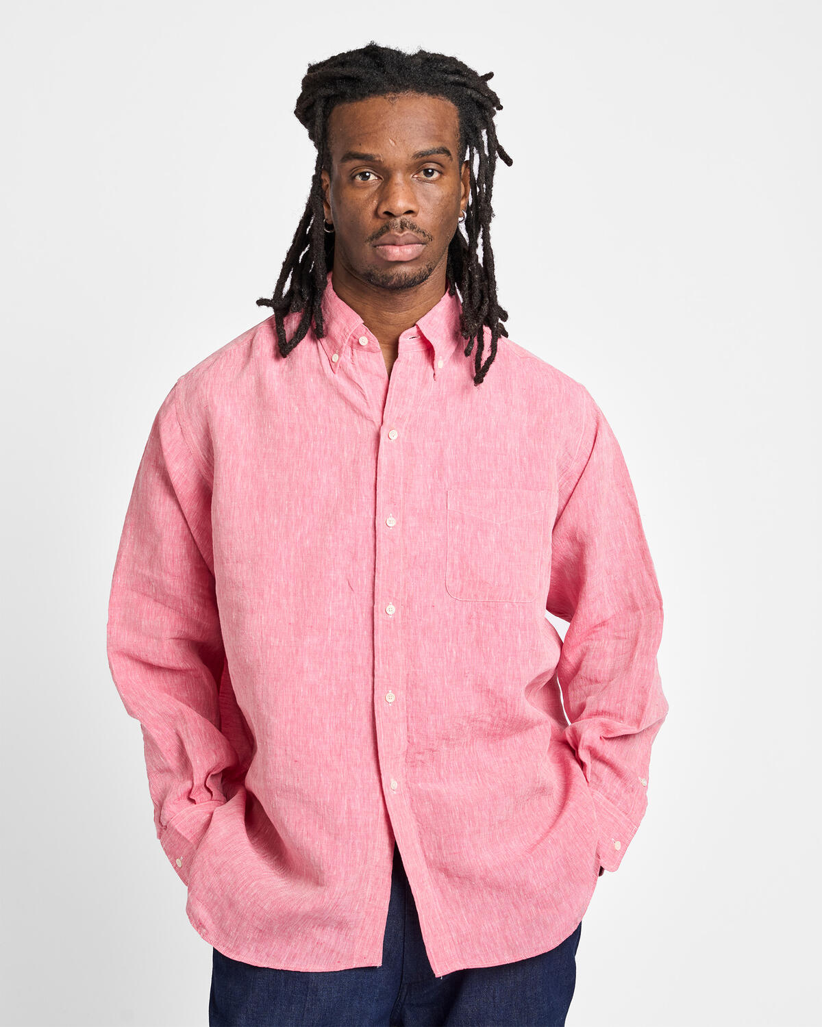 Beams+ B.D. Classic-fit Linen Chambray - Image 4