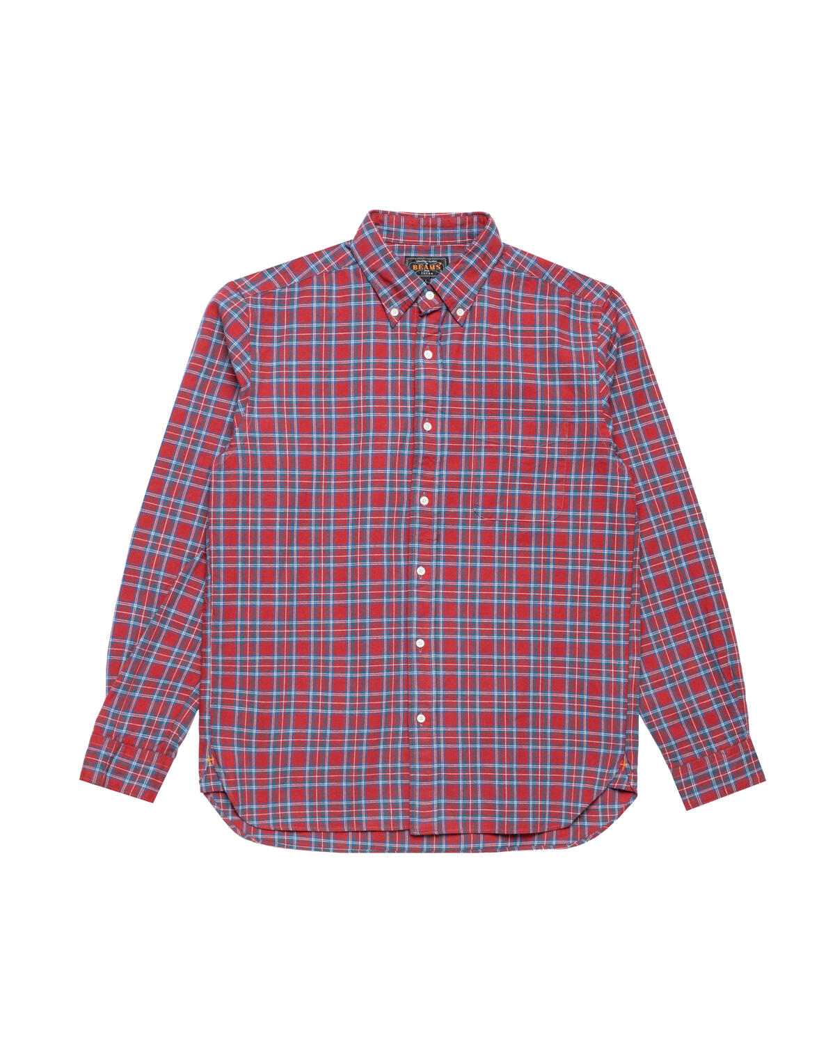 Beams+ B.D. Indigo Yarn Tartan