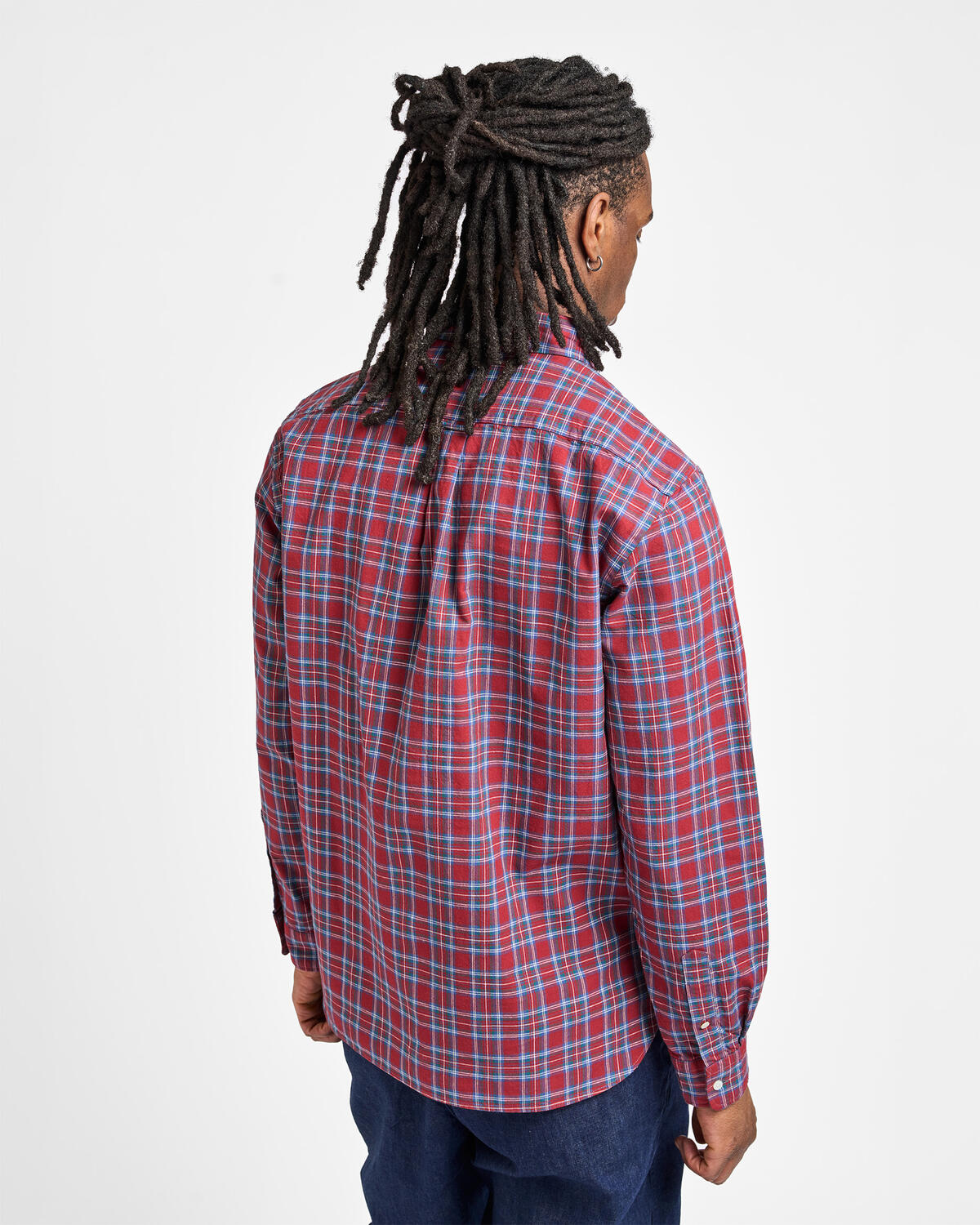 Beams+ B.D. Indigo Yarn Tartan - Image 6