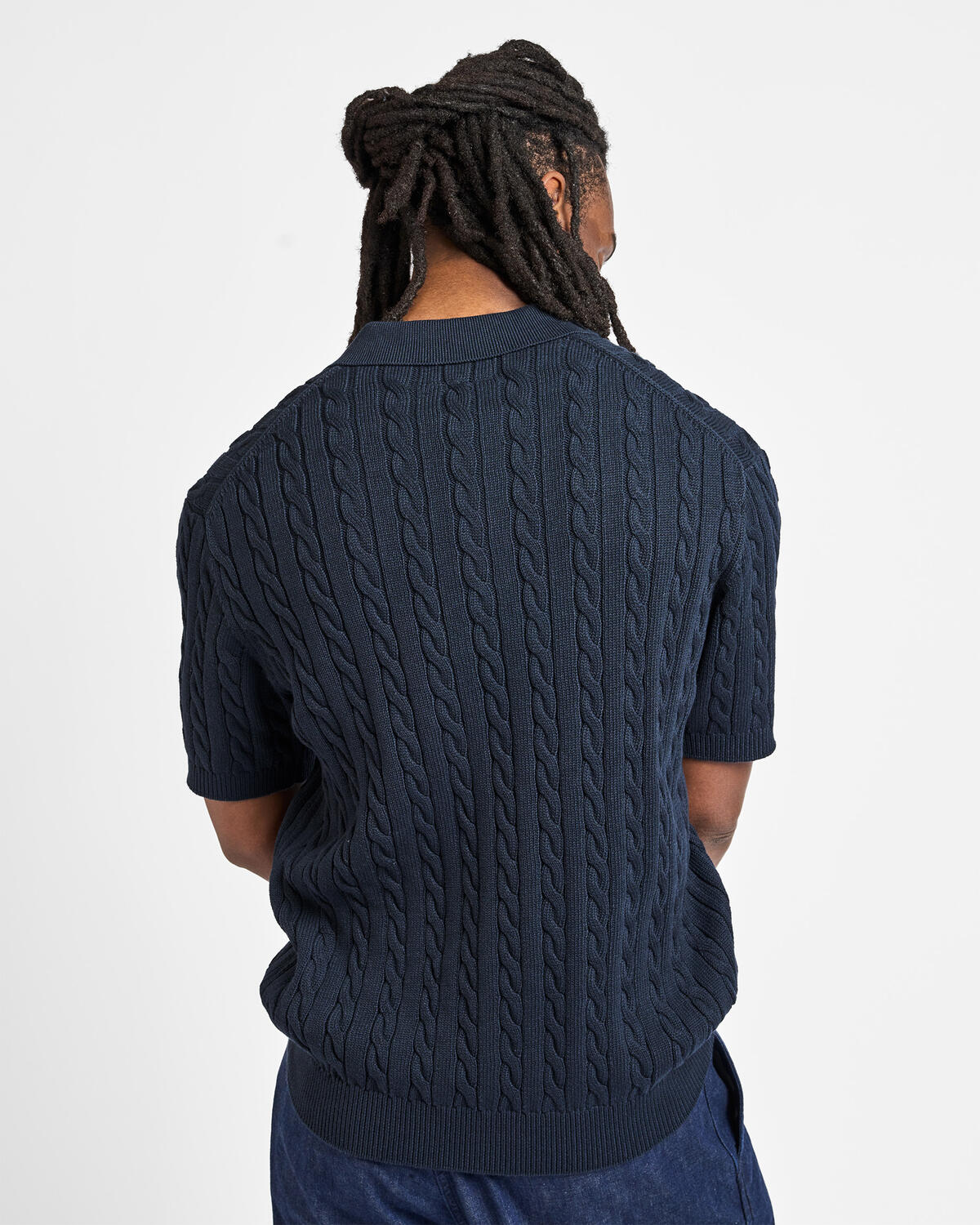 Beams+ Knit Polo Cable - Image 6