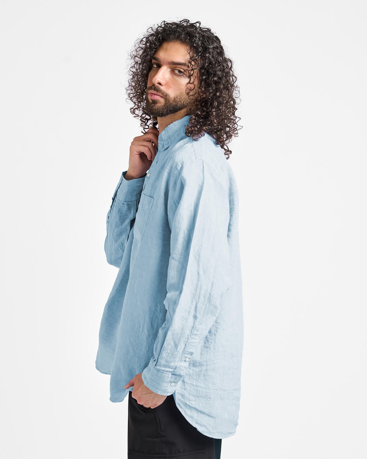 Beams+ B.D. Classic-fit Linen Chambray - Image 5