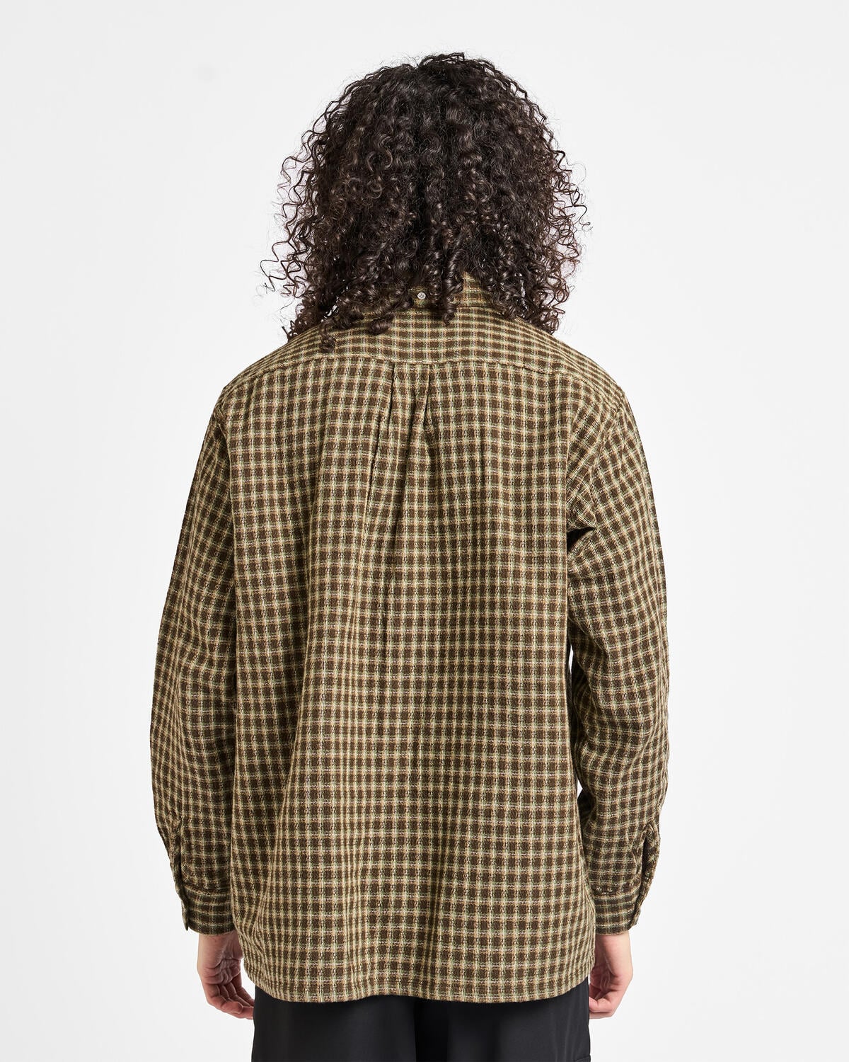 Beams+ Open B.D. Panama Plaid Double Face - Image 6