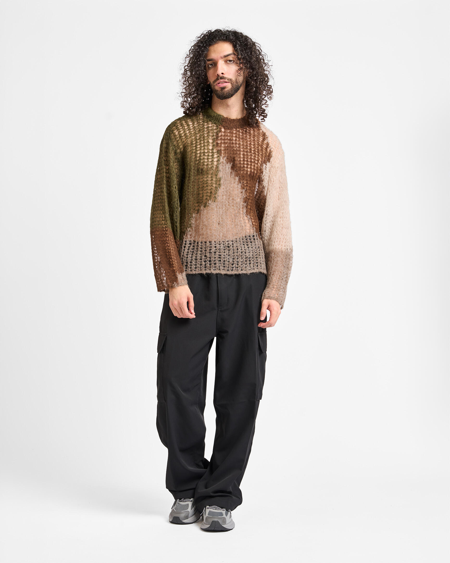Brain Dead Organic Threadbare Sweater | P26O12004887-oli | AFEW STORE