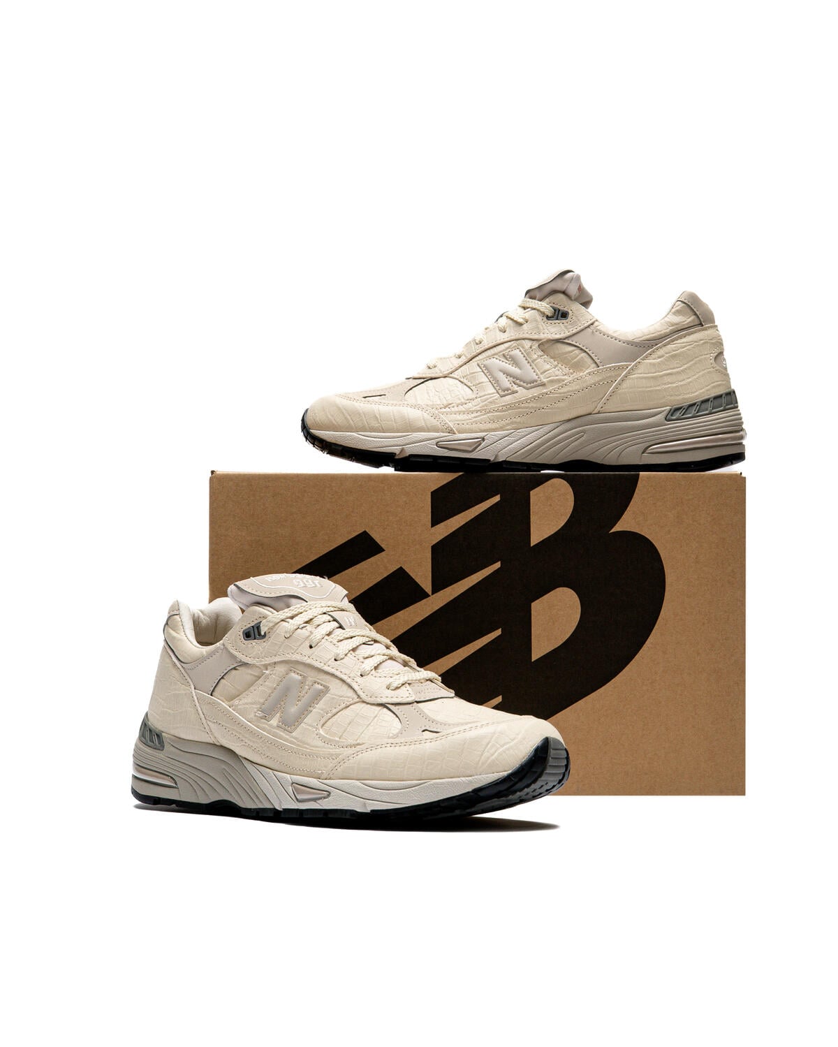 New Balance 991 Luxe Leather Croc | M991CR1 | AFEW STORE