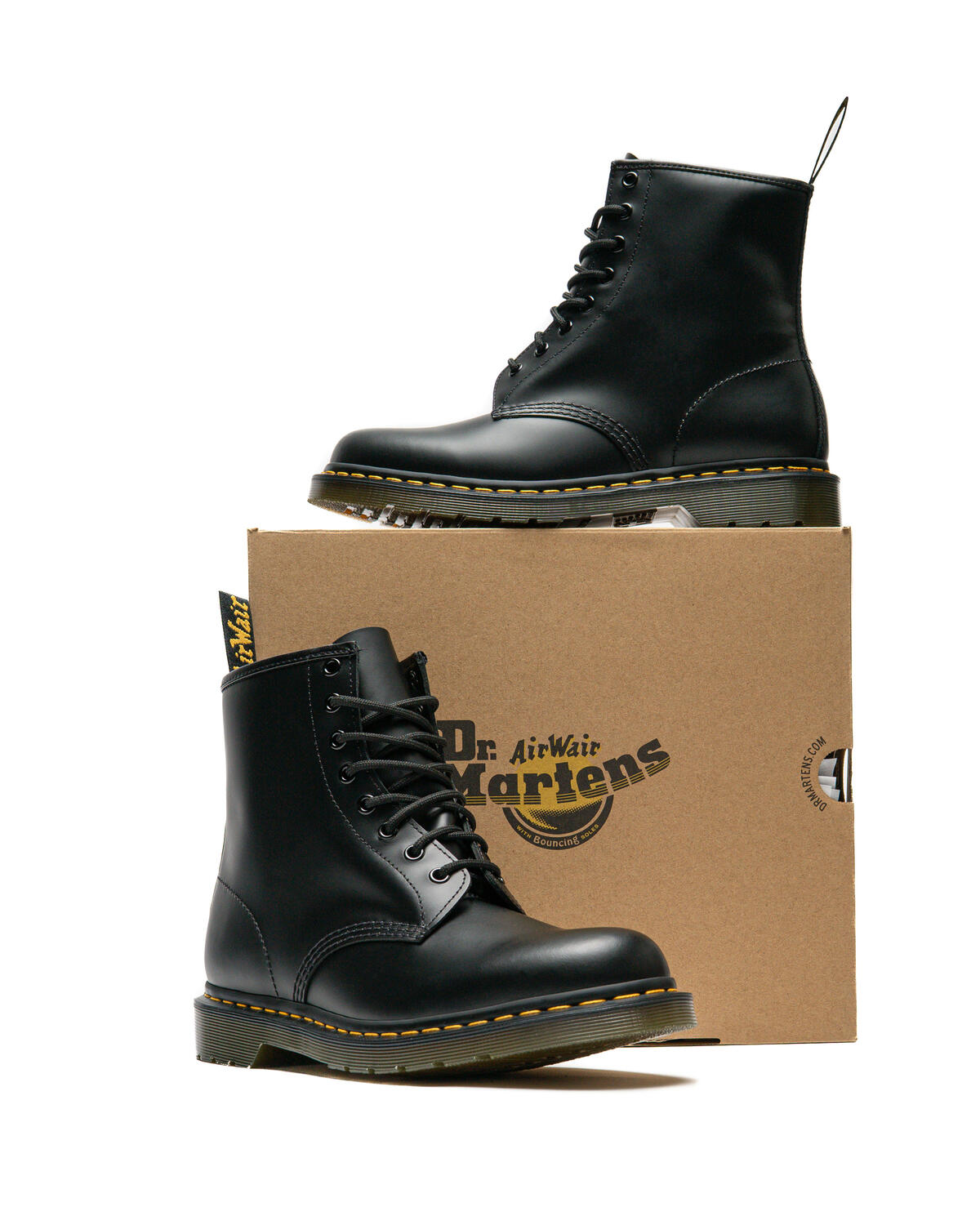 Dr. Martens 1460 Boots Mens 8 Womens 9 Black Air Wair Smooth Leather 11822006 Dr. Martens 8 Eye Boots in Black | SVD USA main image 3