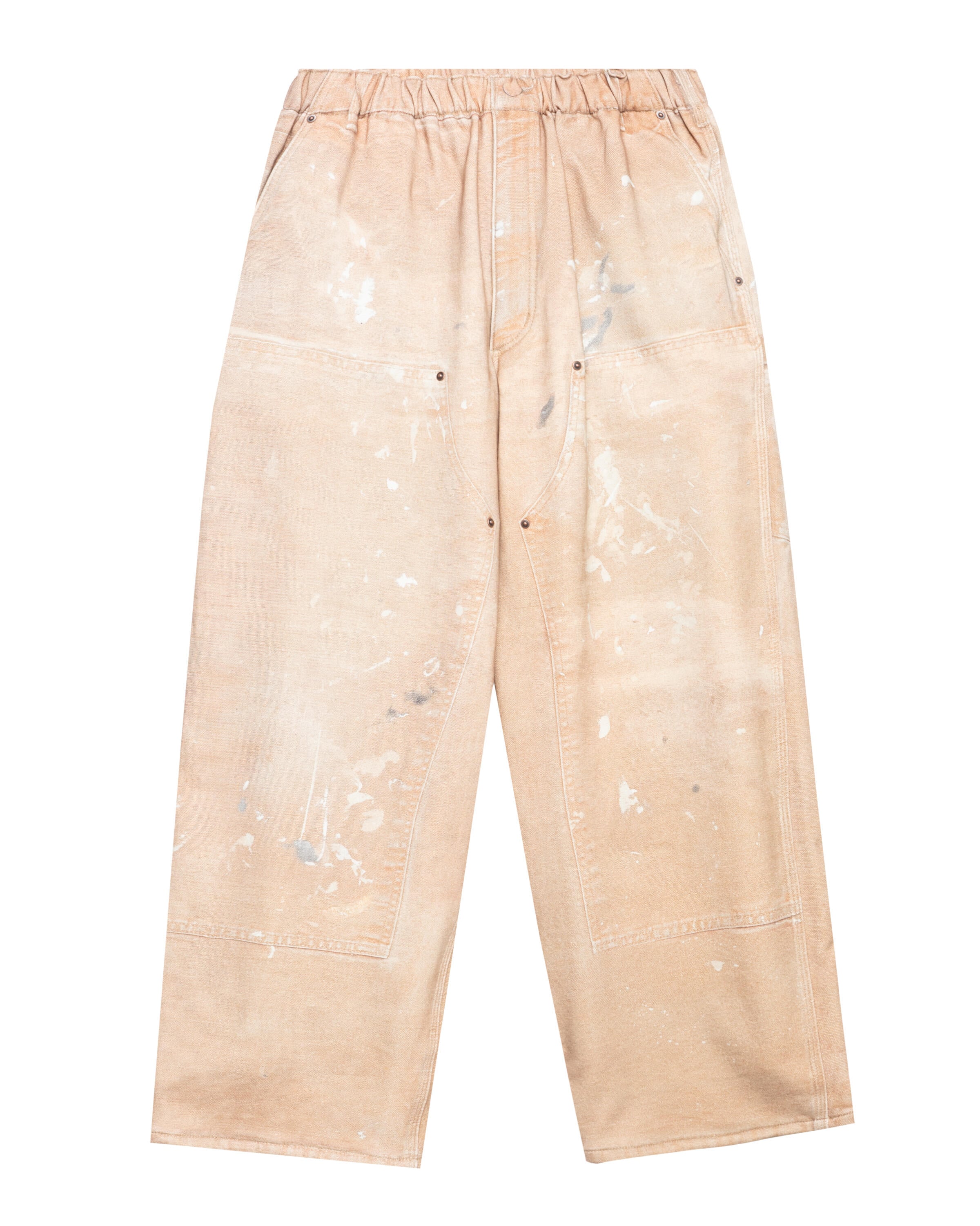 Beams Mock Print Double Knee Pants