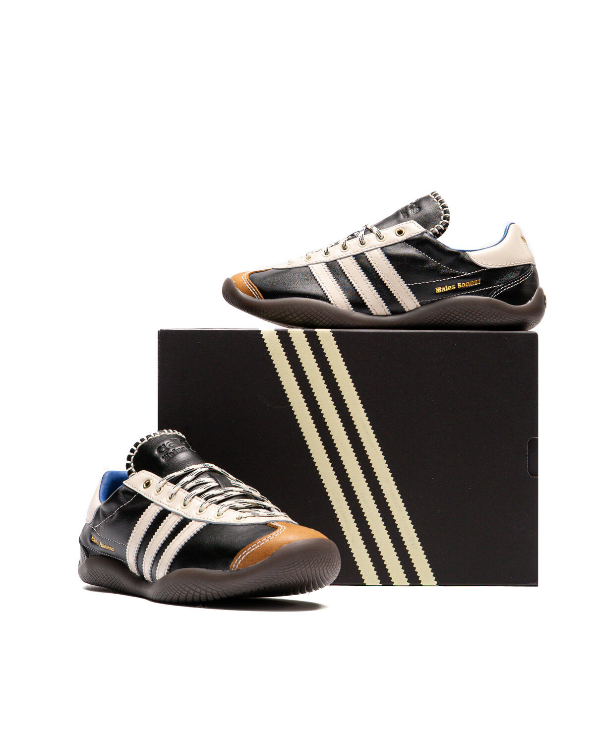 Adidas Originals x Wales Bonner Karintha OG - Core Black/Wonder White/Lush Blue - Image 66