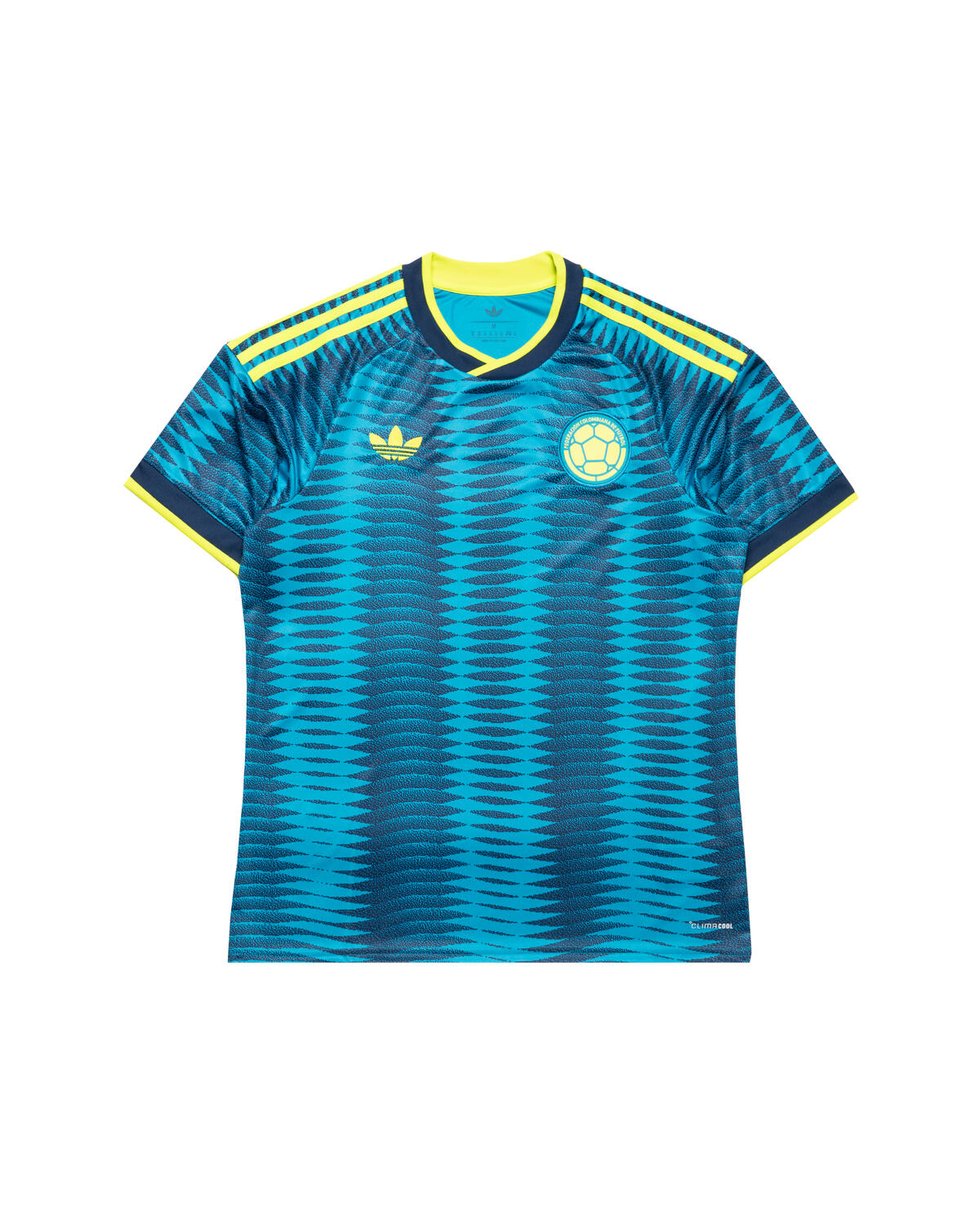 Adidas Men's Colombia 26 Away Jersey Apparel - Team Navy Blue 2 / Mystery Petrol - Image 4