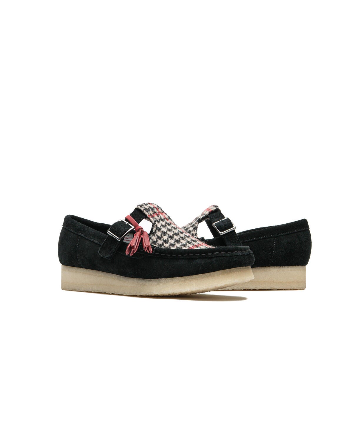 Clarks Zapatos Wallabee T Bar Negro — foto 4