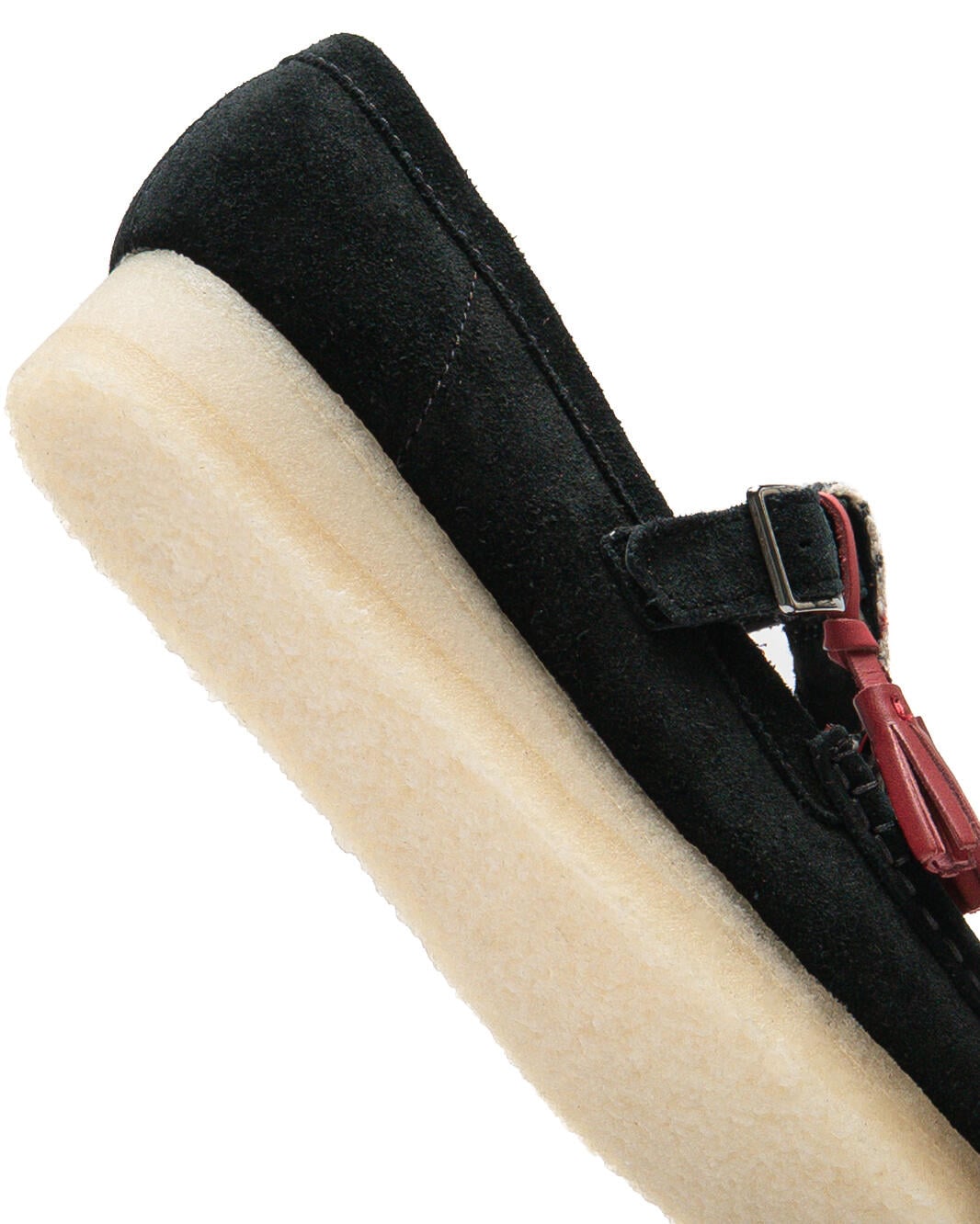 Clarks Zapatos Wallabee T Bar Negro — foto 6