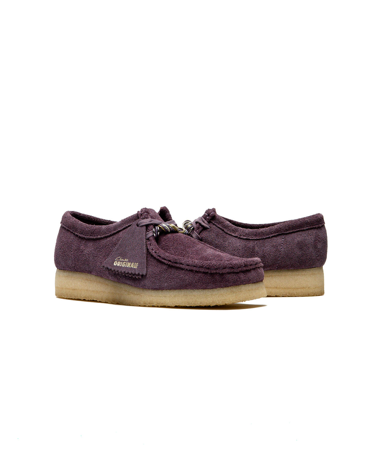 Clarks Wallabee Plum Suede - Image 11
