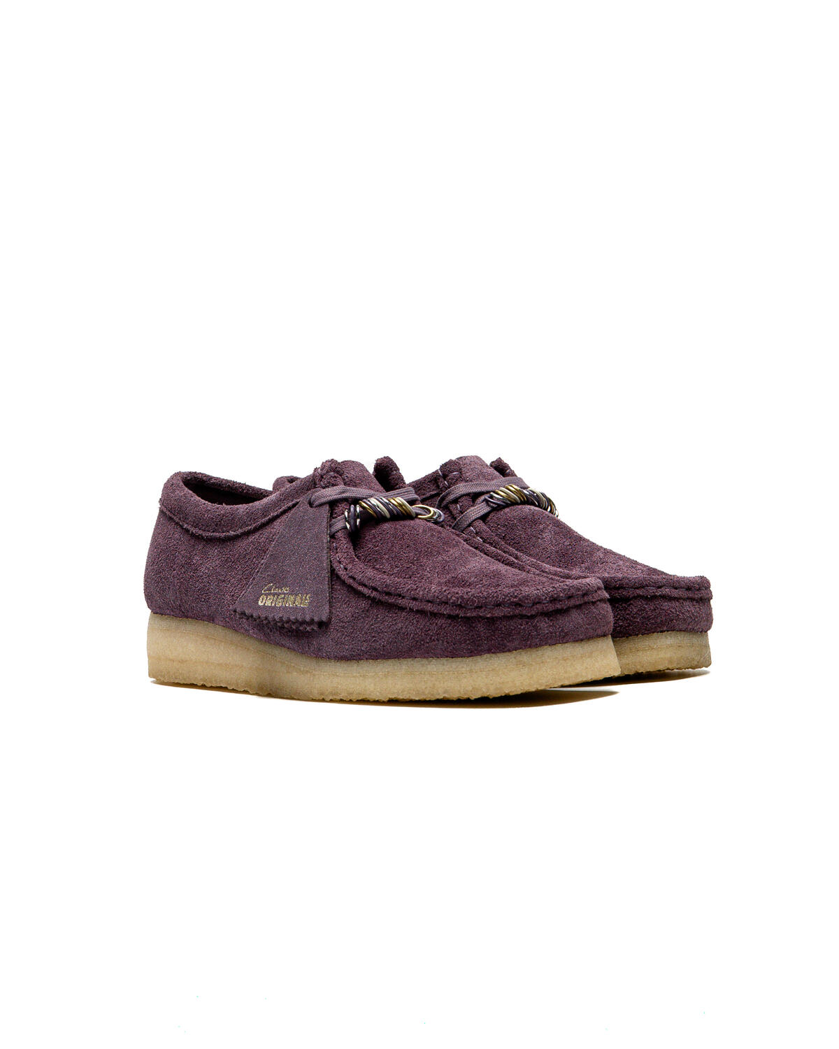 Clarks Wallabee Plum Suede - Image 9