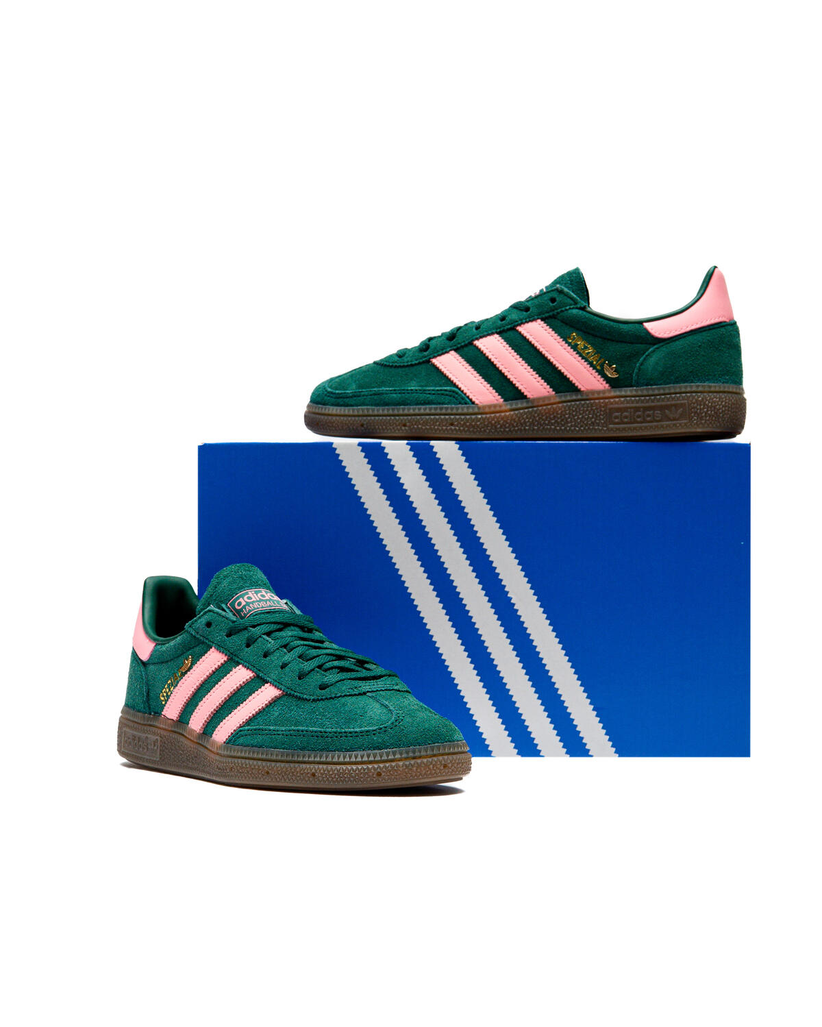Adidas Women's Handball Spezial Cgreen/Pinspa/Goldmt IH1496 - Image 15