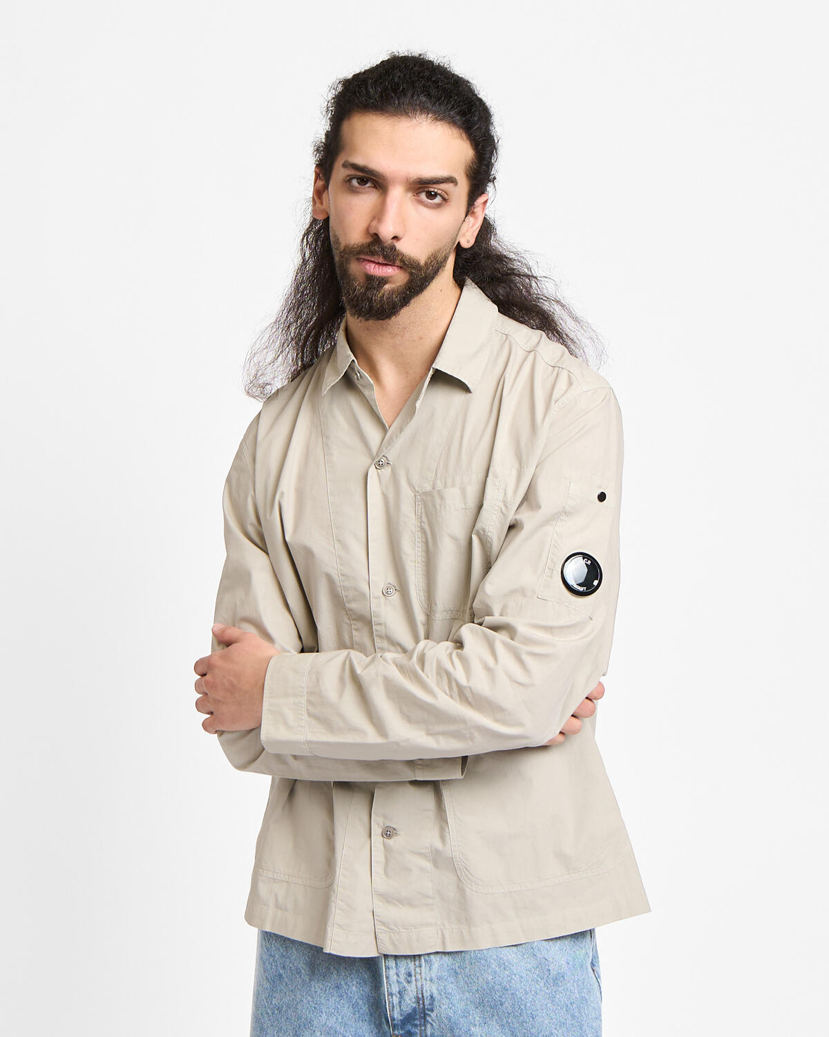C.P. Company Overshirt In Popeline - Image 4