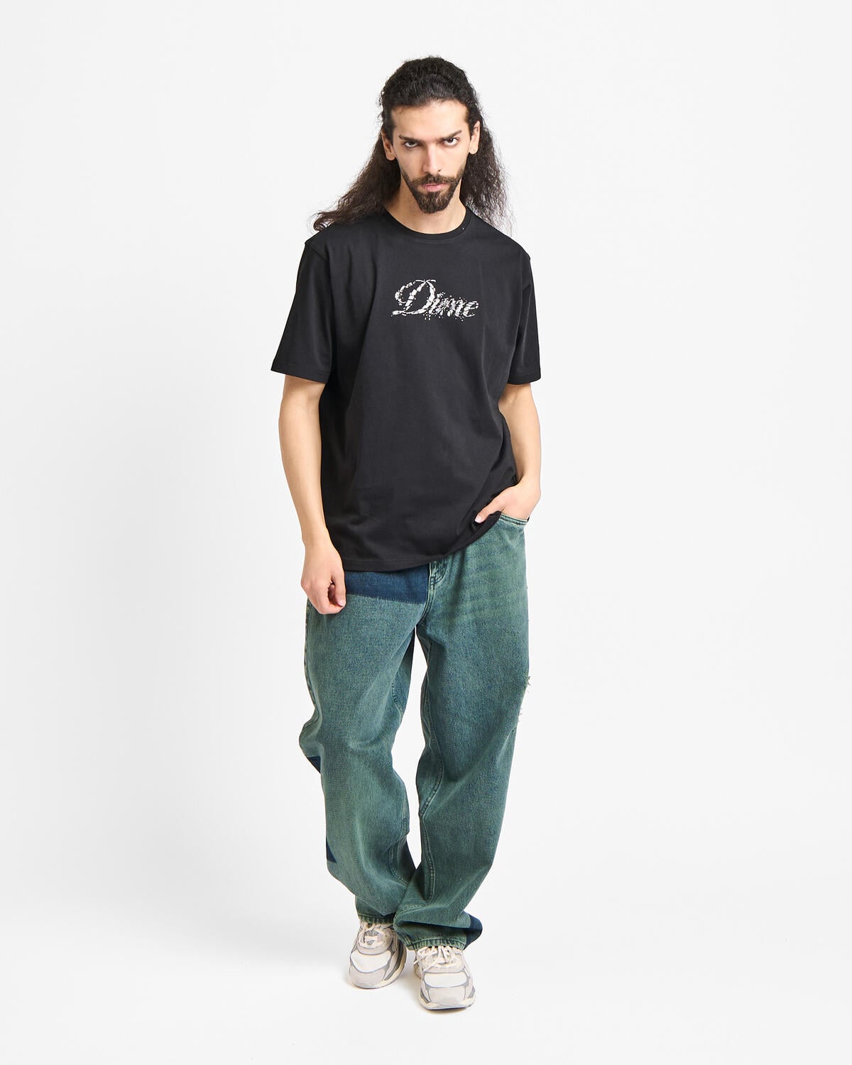 Dime Baggy Denim Pants - Image 3