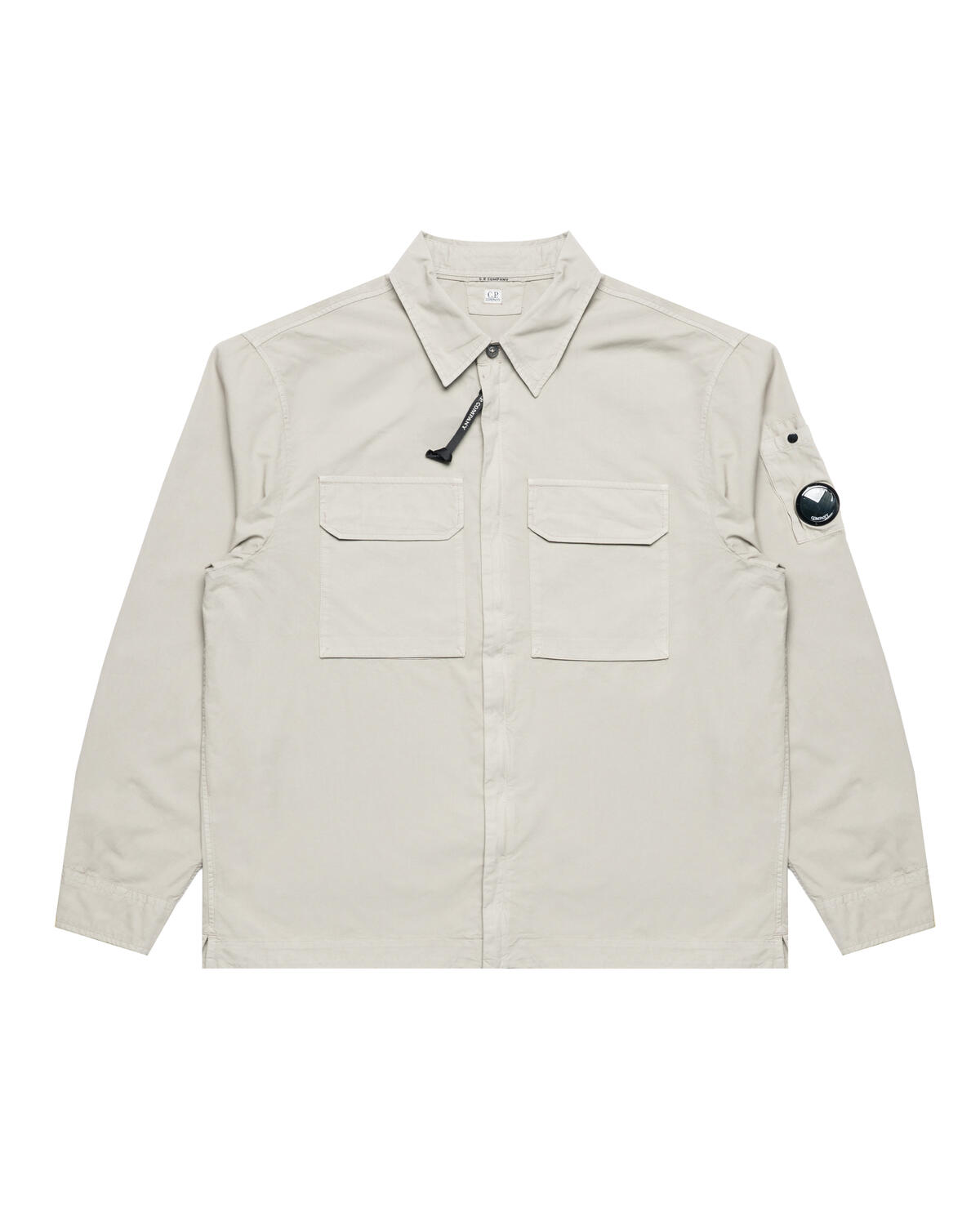 C.P. Company Organic Gabardine Zipped Lens Overshirt